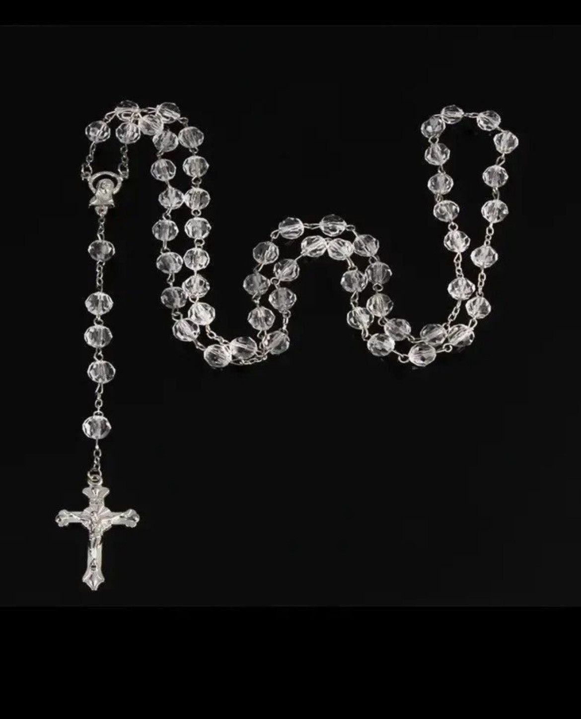 Jewelry × Vintage Victoria Pearl Imitation White Crystal Beads Necklace Size ONE SIZE - 2 Thumbnail