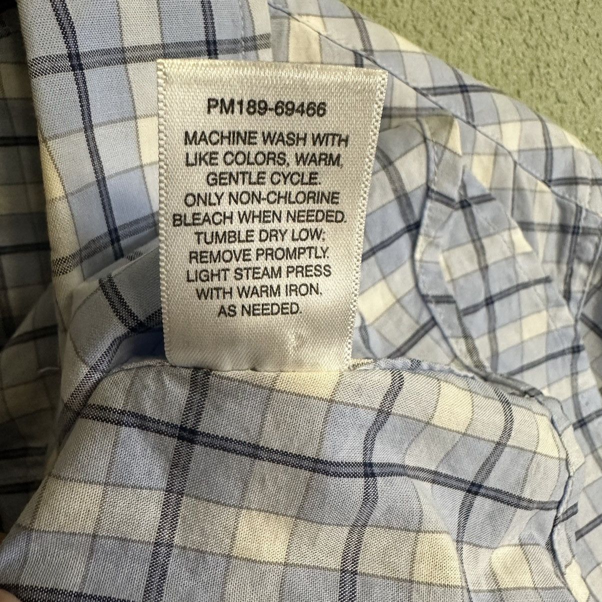 Pendleton Pendleton Women’s Light Blue Plaid Long Sleeve Button Up Size XL / US 12-14 / IT 48-50 - 5 Thumbnail
