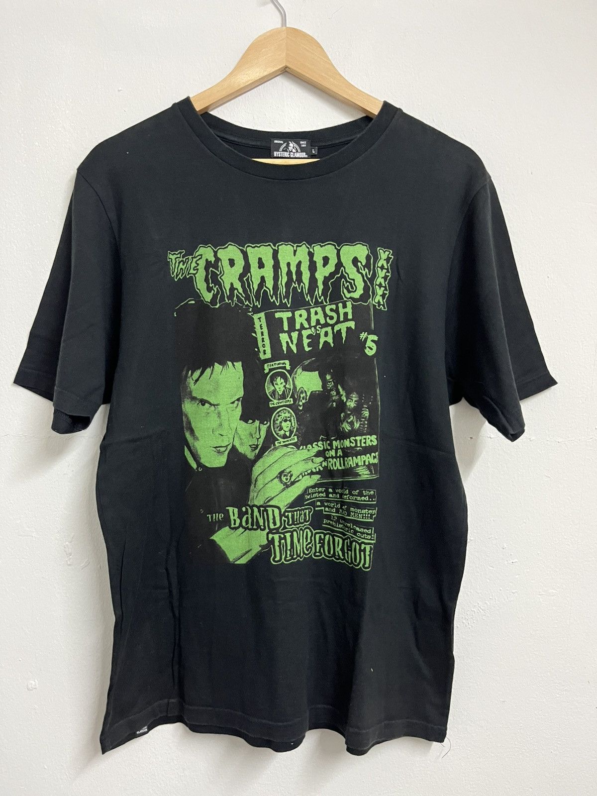 Hysteric Glamour 💥CRAZY HG X THE CRAMPS PUNK BAND Size US L / EU 52-54 / 3 - 1 Thumbnail