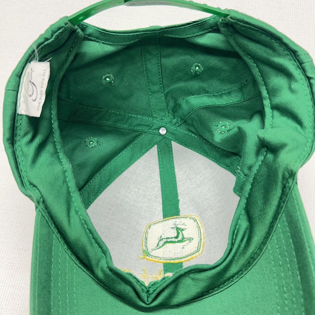 John Deere × Vintage John Deere Hat Green Logo Snapback Embroidered Cap Machine Size ONE SIZE - 11 Thumbnail