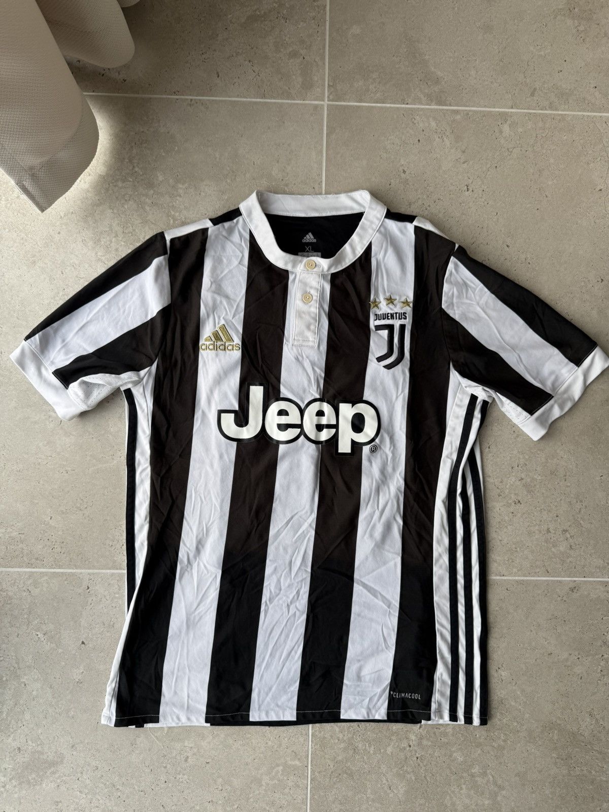 Adidas Adidas Juventus Home 2017-18 Dybala #10 Soccer Jersey Size US XL / EU 56 / 4 - 1 Thumbnail