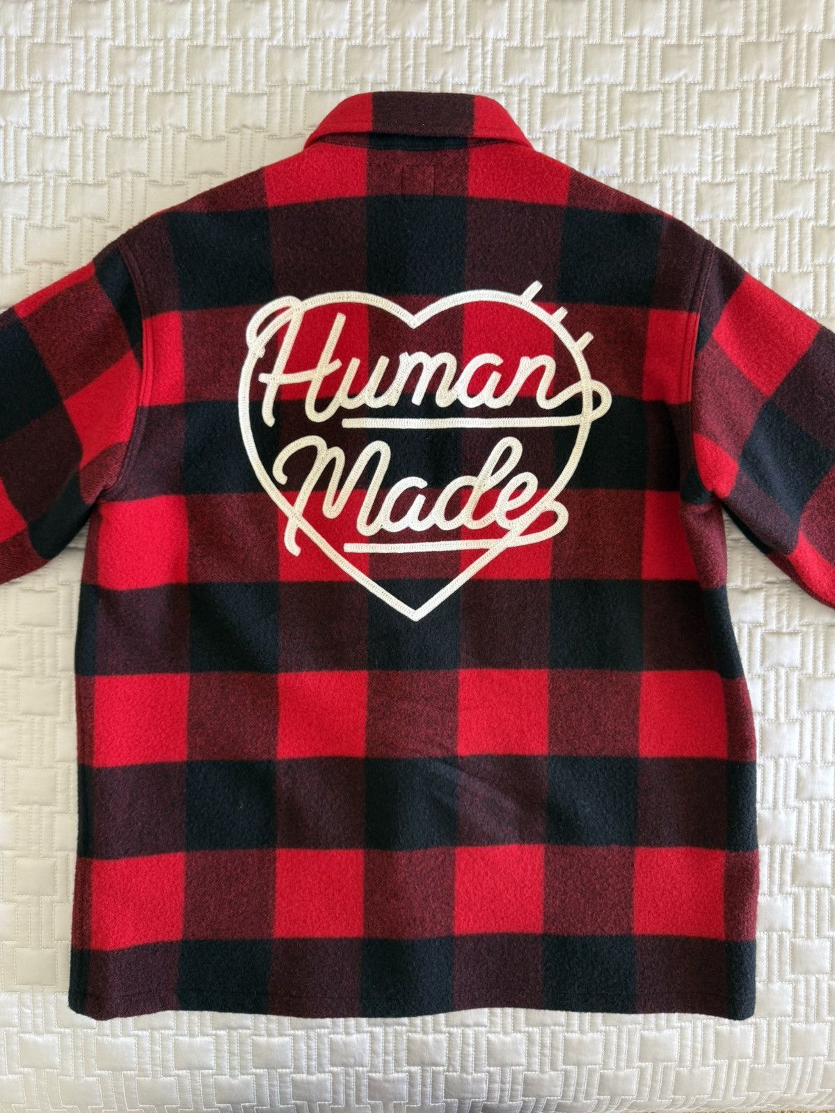 Human Made Human Made Red Black Check Wool Shirt Jacket Size M Size US M / EU 48-50 / 2 - 1 Thumbnail