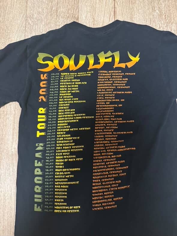 Other Soulfly Official Band Merch T-Shirt 🤘🔥 Size US L / EU 52-54 / 3 - 4 Thumbnail