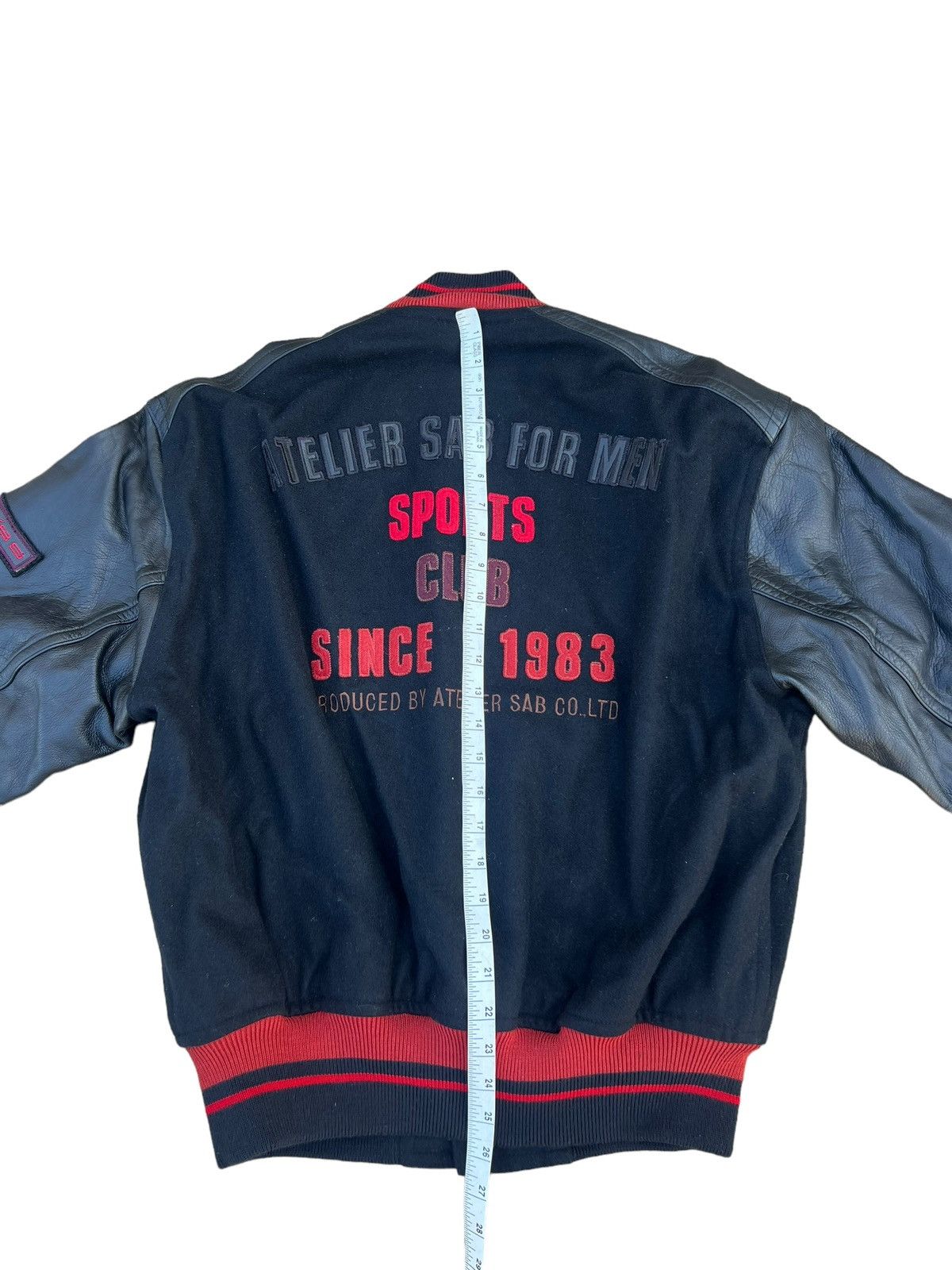 Other 90s Atelier Sab For Men Japan Spell Out Bomber Varsity Jac Size US M / EU 48-50 / 2 - 5 Thumbnail