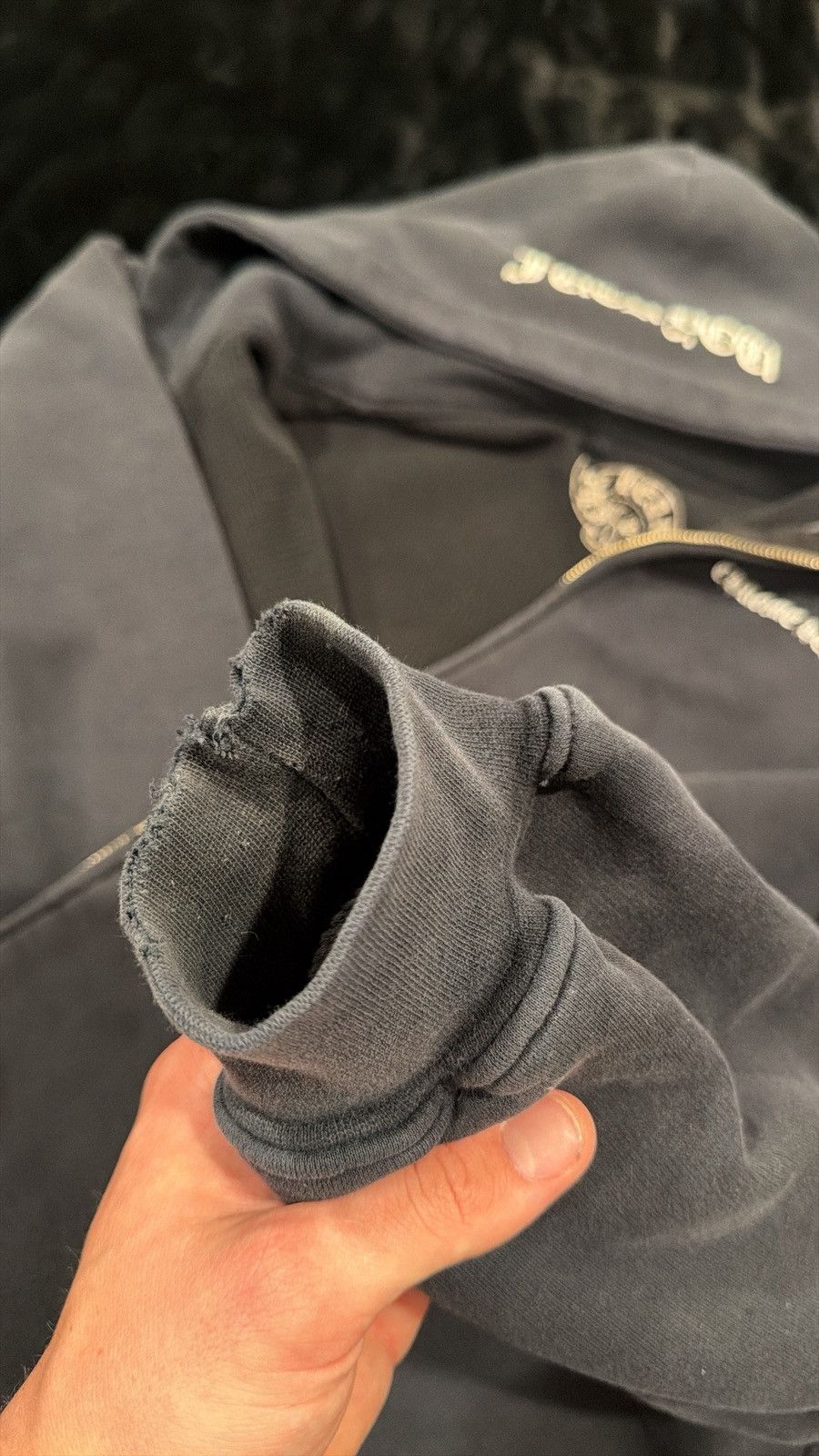 Chrome Hearts CRAZY Vintage ‘90s Chrome Hearts Thermal Lined Hoodie ‘F U’ Size US XXL / EU 58 / 5 - 7 Thumbnail
