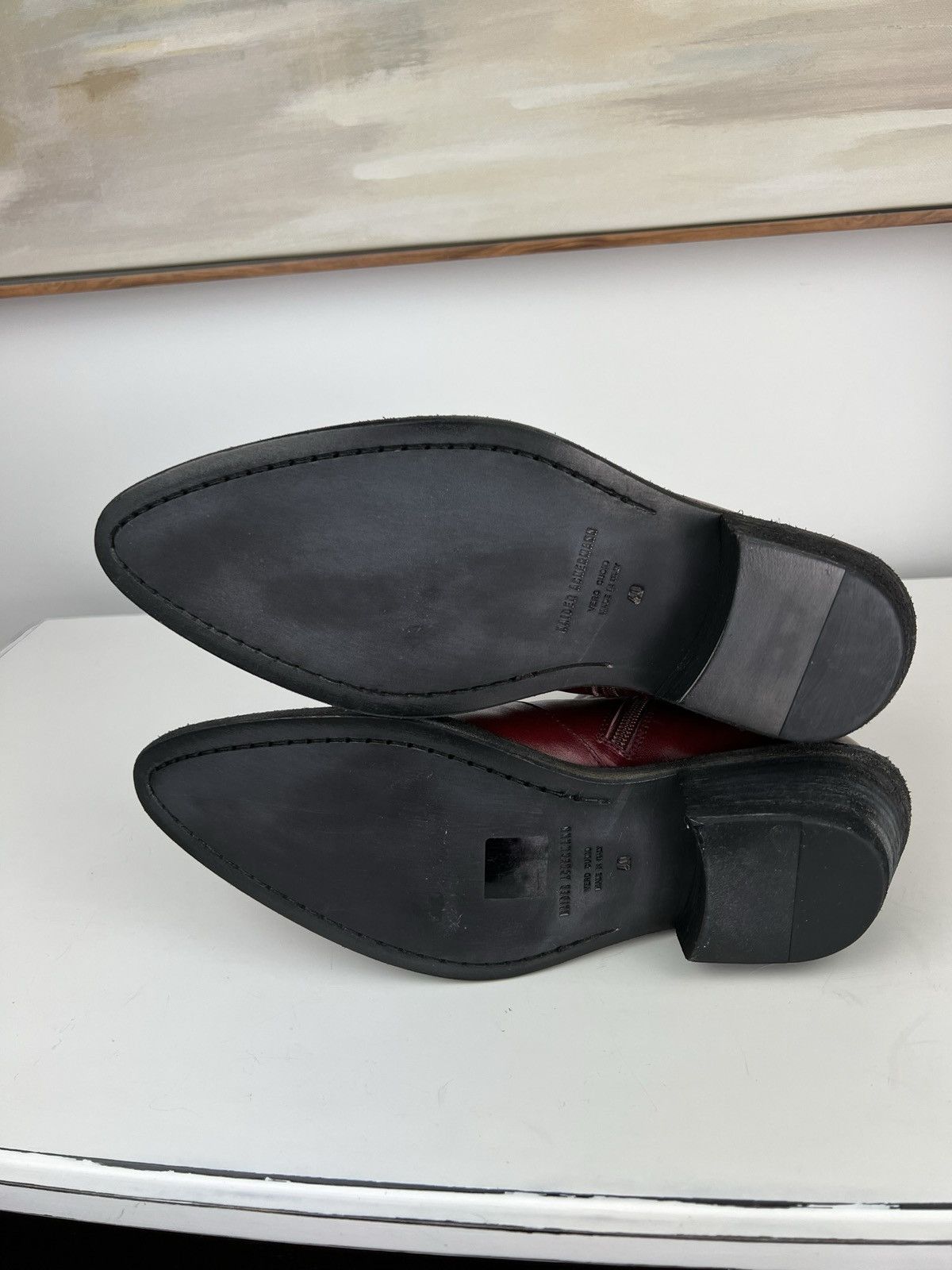 Haider Ackermann NEW Haider Ackermann RARE COLOR Ashkam Red Evening Boots 40 Size US 7 / EU 40 - 14 Thumbnail