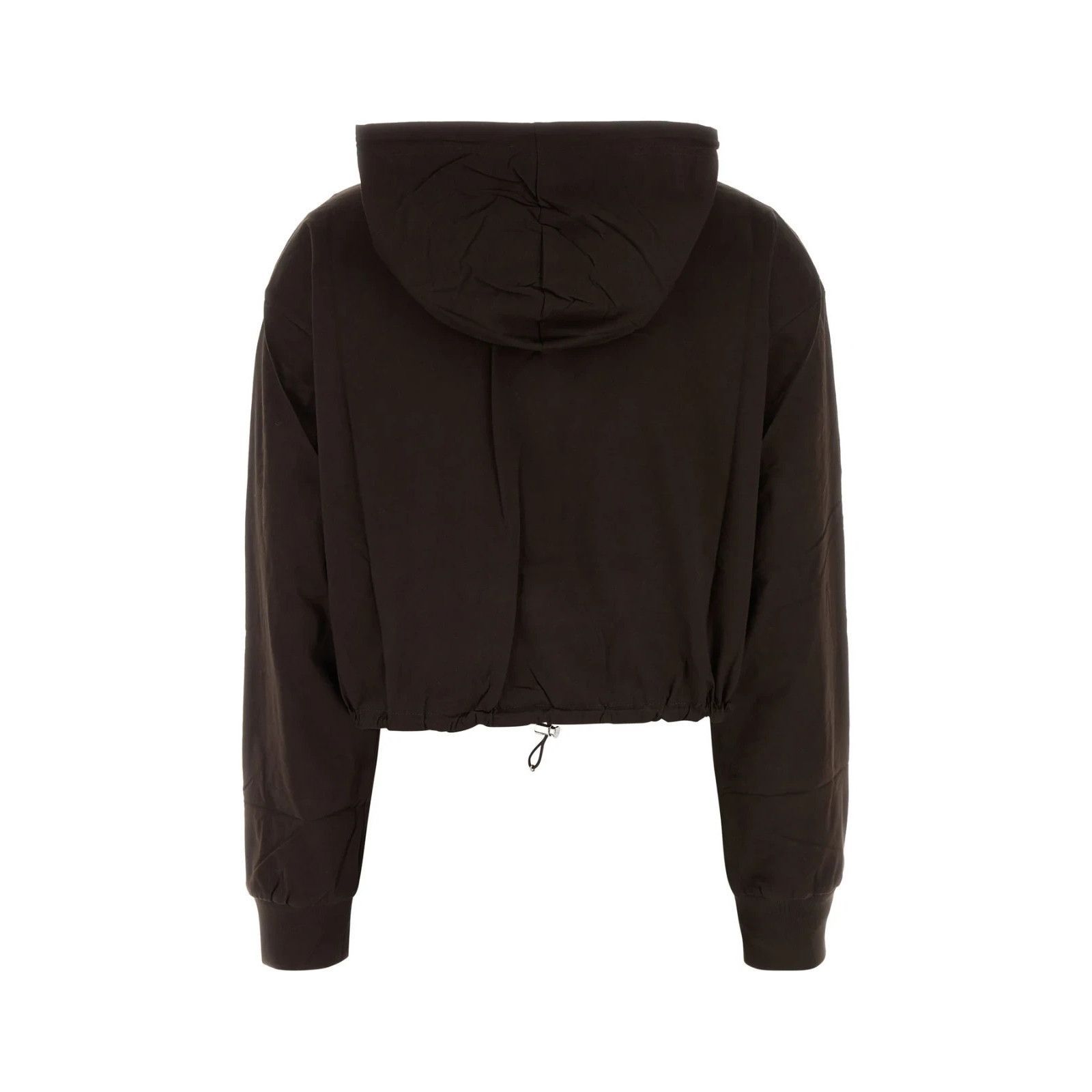 Prada PRADA Brown Cotton Reversible Sweatshirt New & Authentic (Wo Size M / US 6-8 / IT 42-44 - 2 Thumbnail