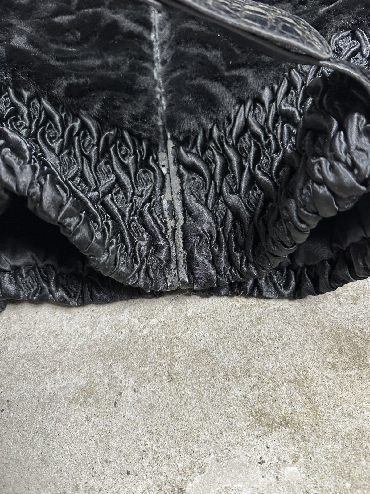 If Six Was Nine × Japanese Brand × Le Grande Bleu (L.G.B.) Vintage Y2K Faux Fur Bomber Jacket Japanese Style Belted Size US S / EU 44-46 / 1 - 7 Thumbnail