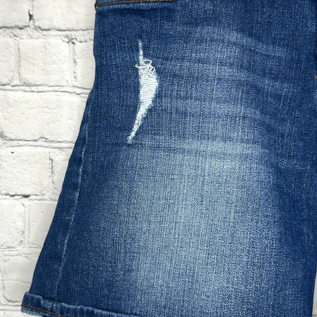 Vintage Kut from the Kloth Katy Boyfriend Petite Distressed Shorts 8P Women Blue Size 30" / US 8 / IT 44 - 3 Thumbnail