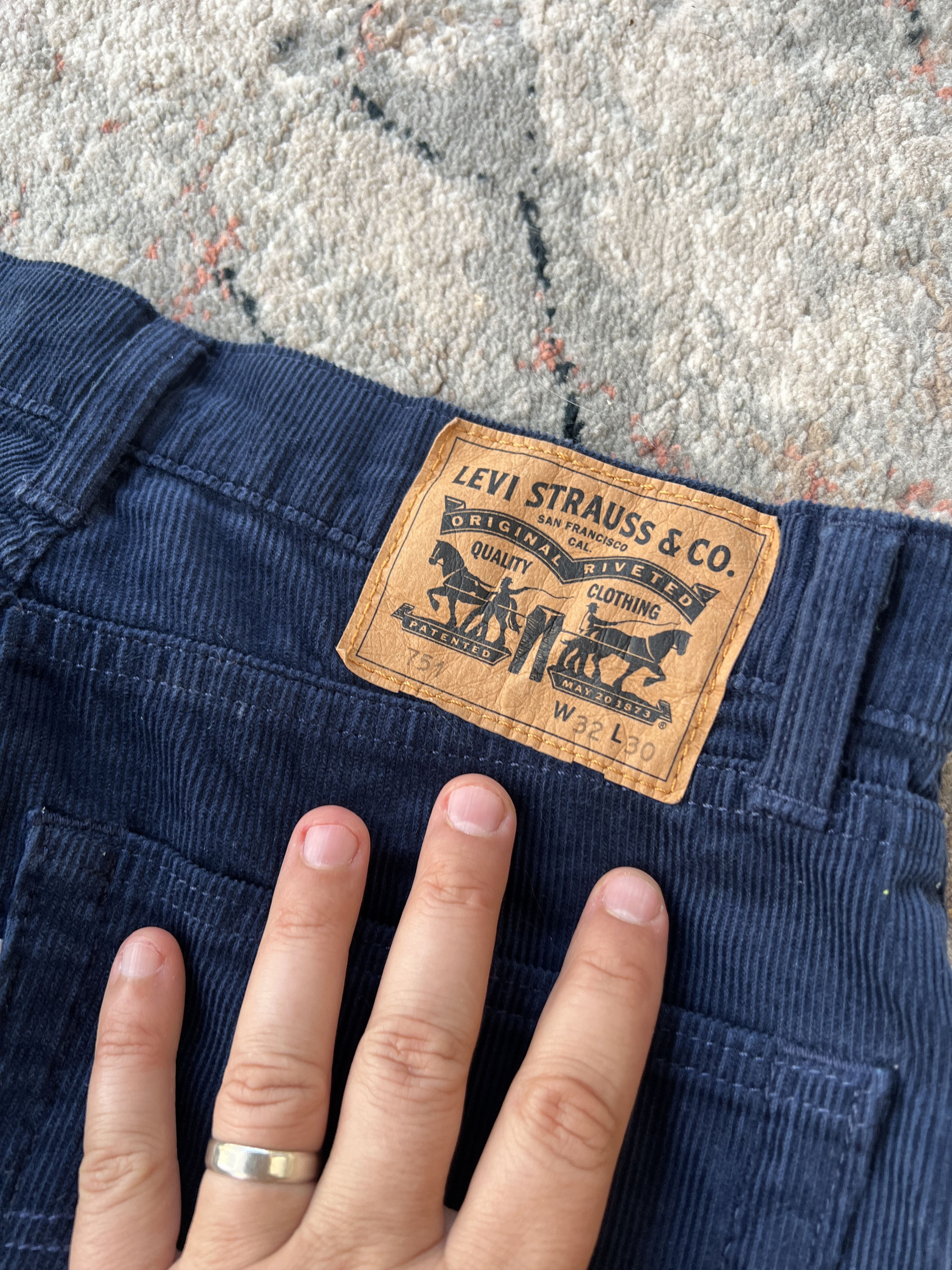 Levi's Levi's 751 Velvet Pants Size US 32 / EU 48 - 2 Thumbnail