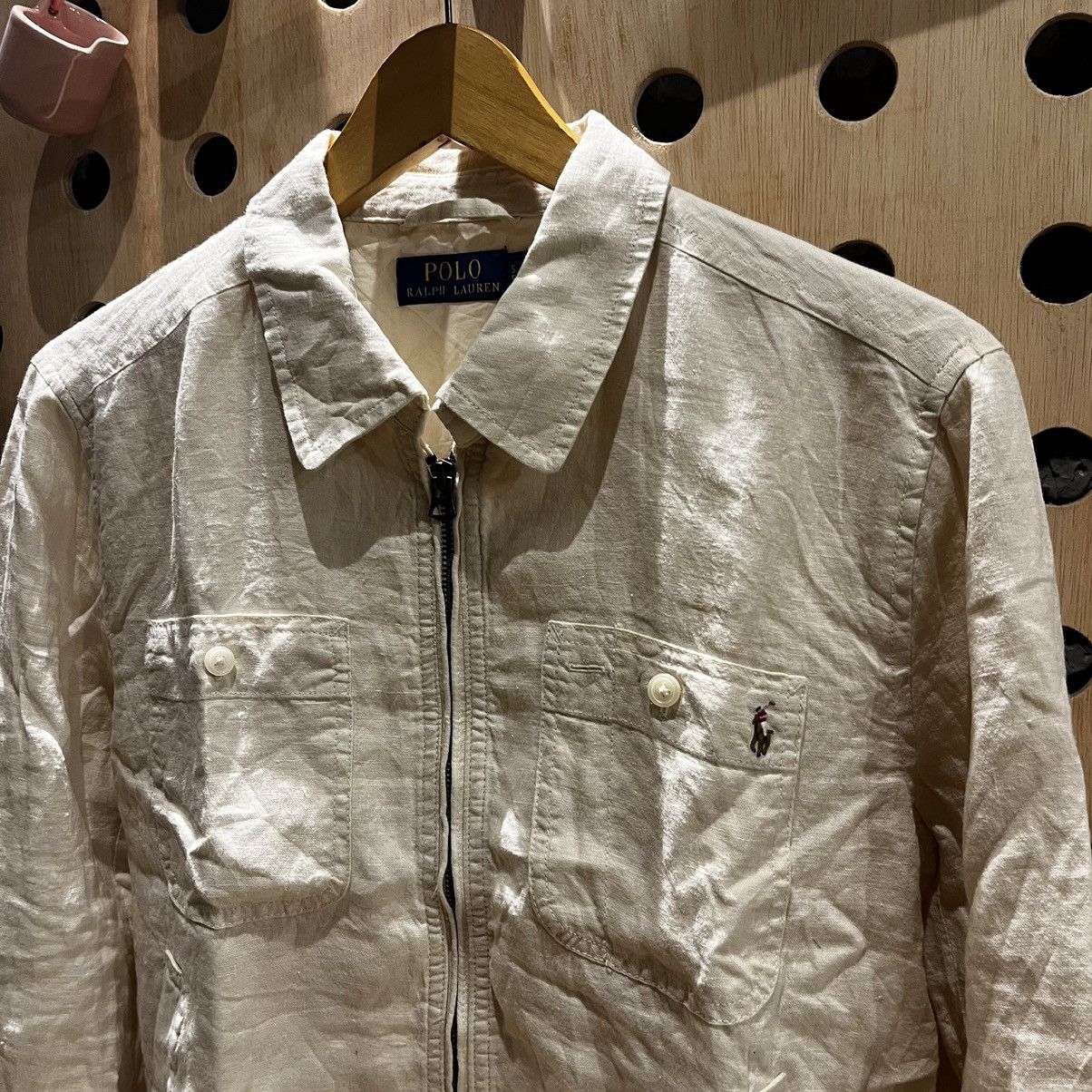Polo Ralph Lauren Polo Ralph Lauren Linen Utility Jacket Size S / US 4 / IT 40 - 2 Thumbnail
