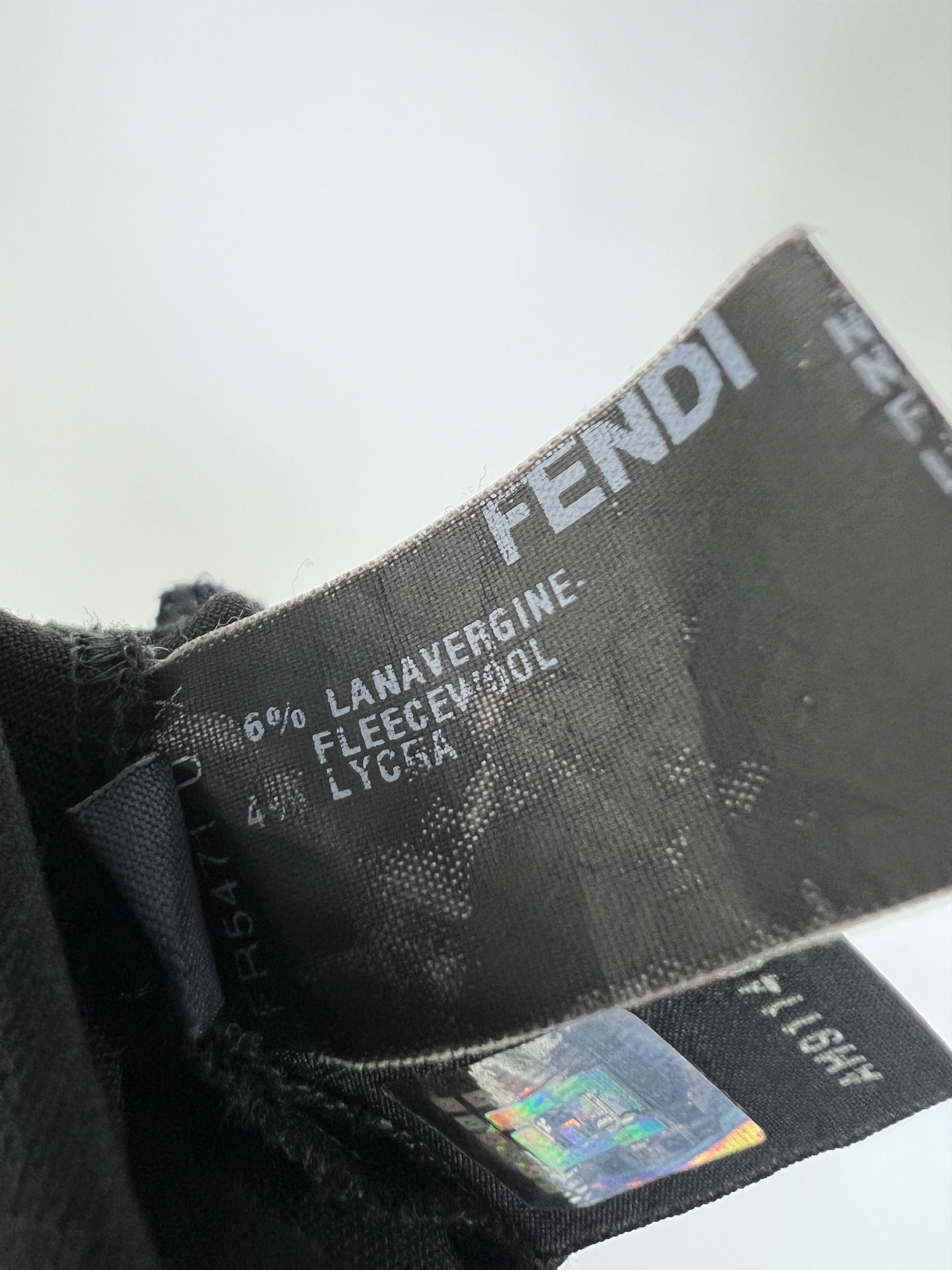 Fendi × Vintage Fendi Vintage Women's Black Wool Pants Size IT44 Size 30" / US 8 / IT 44 - 11 Thumbnail