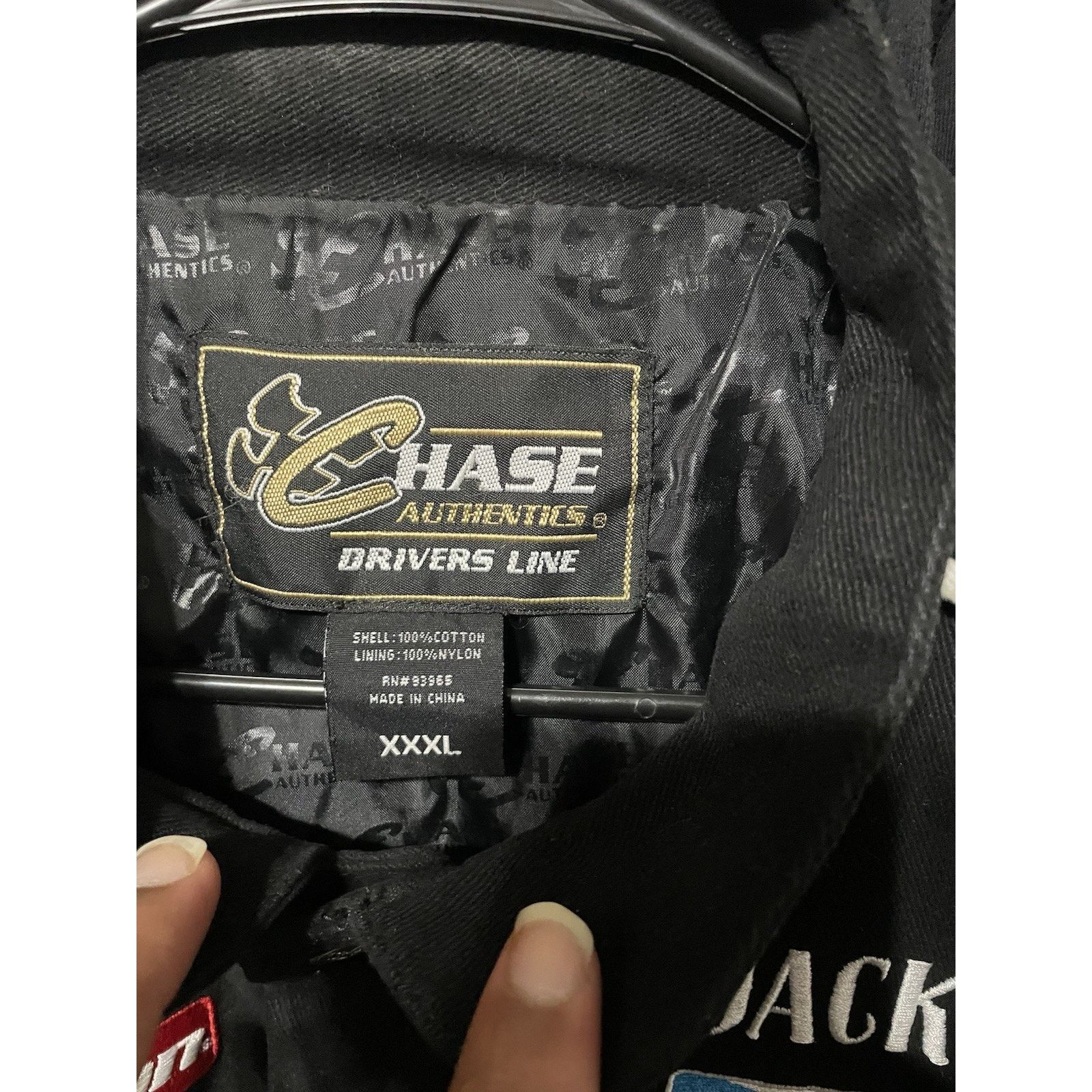 Chase Authentics Size 3XL- Chase Authentics NASCAR Mens Jack Daniels Jacket Size US XXL / EU 58 / 5 - 3 Thumbnail