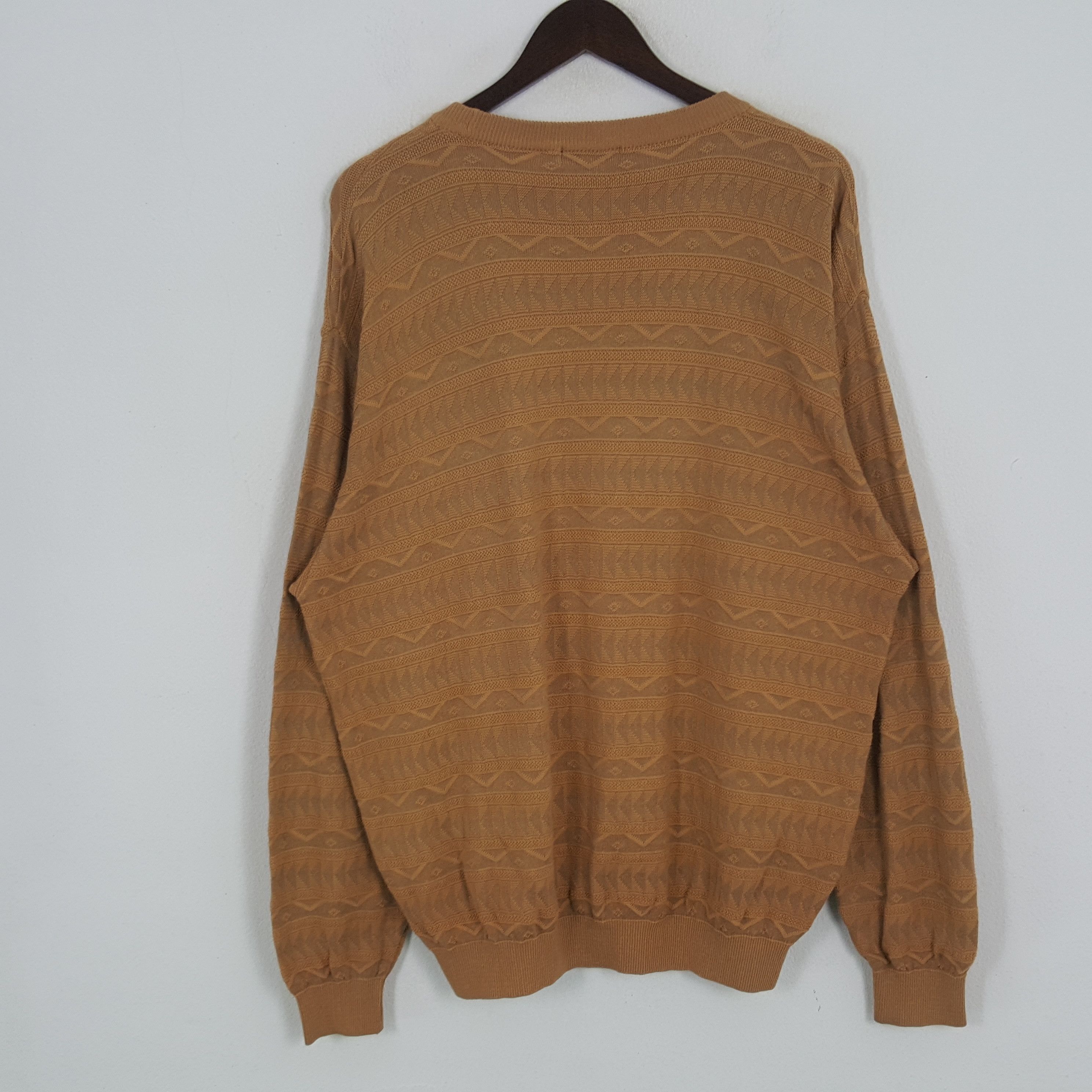 Christian Dior Monsieur × Vintage Vintage Christian Dior Custom Art Logo Knitwear Sweatshirt Size US L / EU 52-54 / 3 - 3 Thumbnail