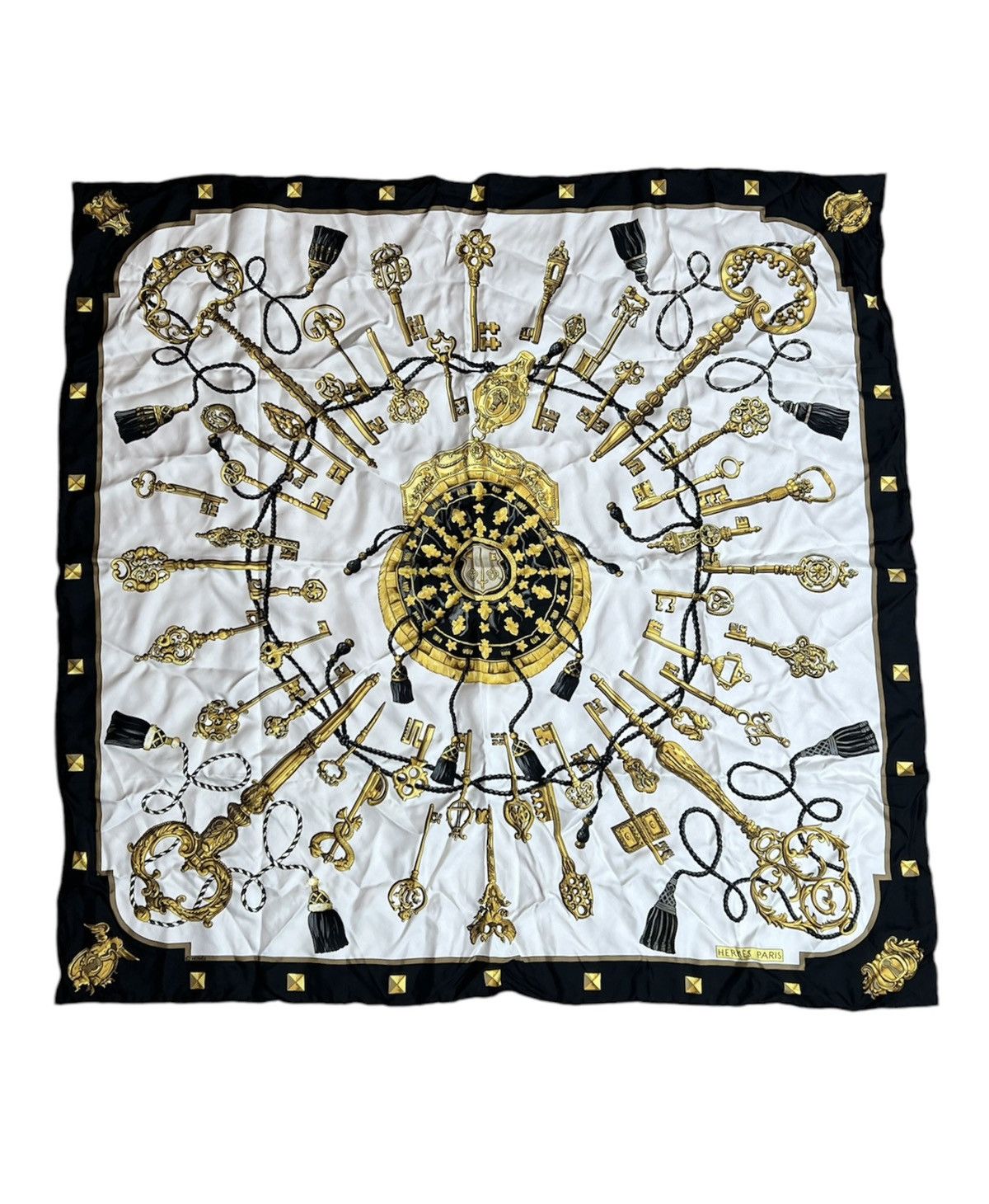 Hermes Hermes Lord y Taylor France The Keys Les Cles Silk Scarf Size ONE SIZE - 1 Thumbnail