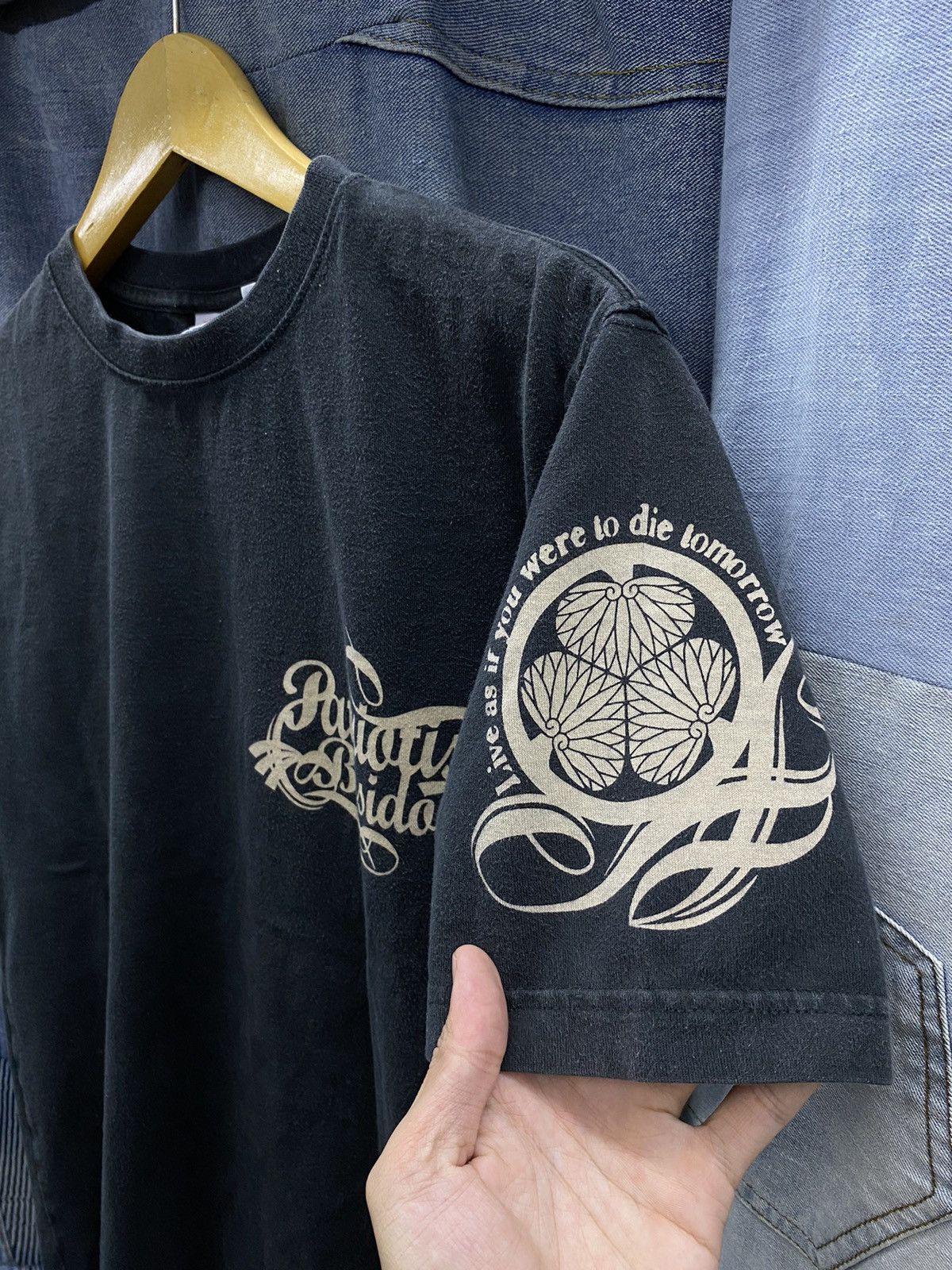 If Six Was Nine × Japanese Brand × Le Grande Bleu (L.G.B.) patriotism busidau japanese brand poem Size US M / EU 48-50 / 2 - 7 Thumbnail