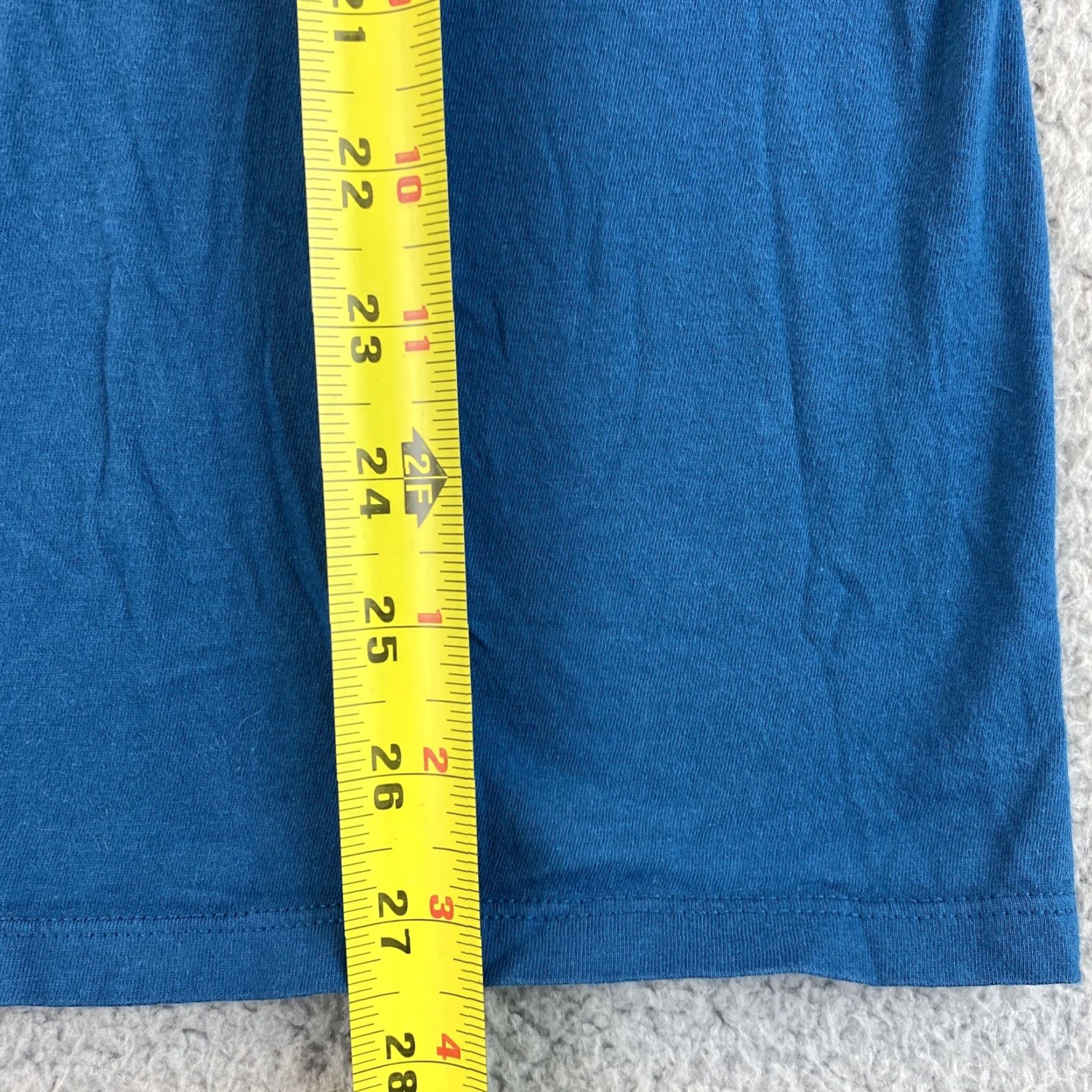 Nike Nike T-Shirt Swoosh Logo Short Sleeve Crew Neck Men L White Blue 70-27 Size US L / EU 52-54 / 3 - 5 Thumbnail