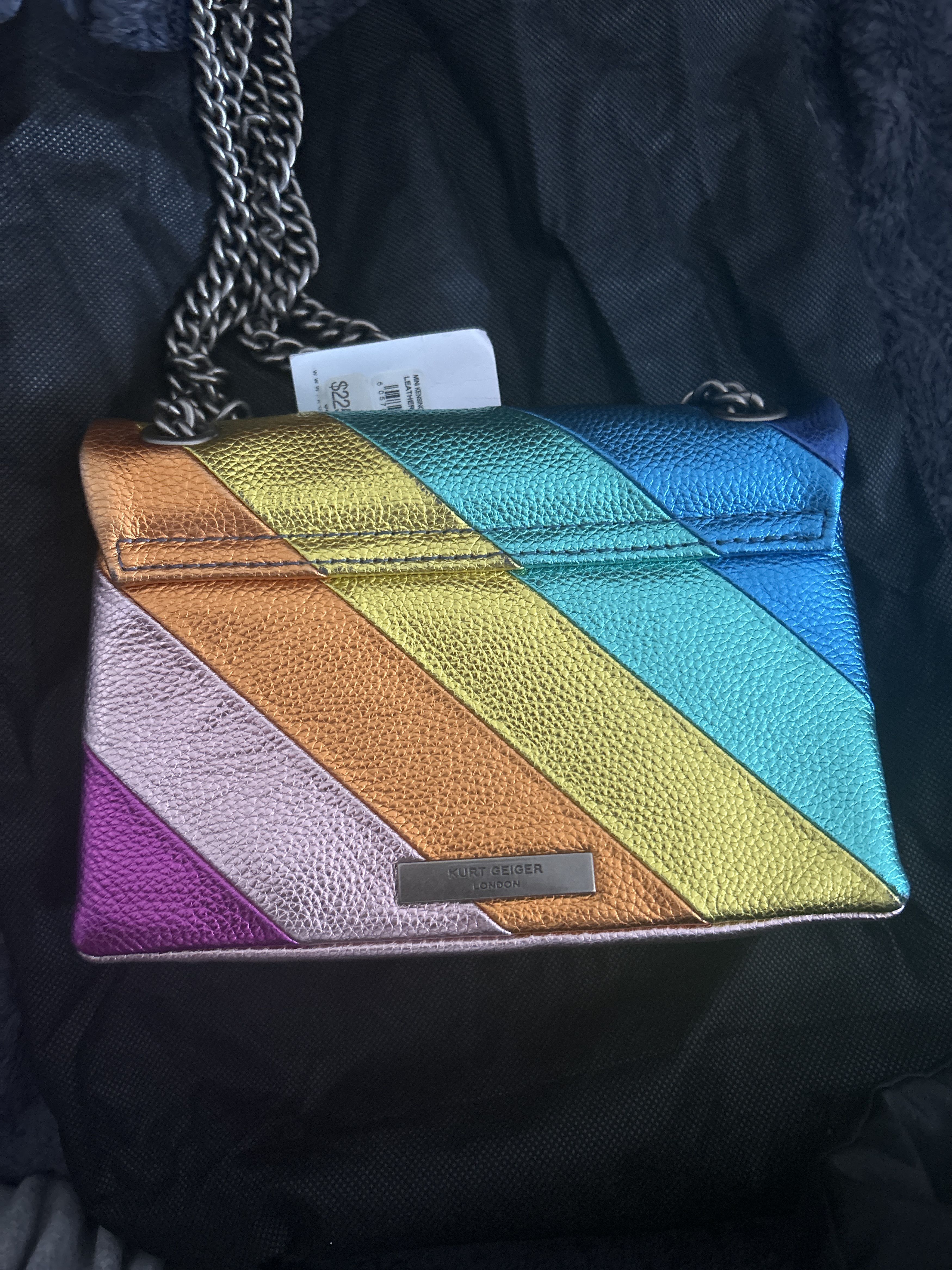 Kurt Geiger MINI LEATHER KENSINGTON BAG Size ONE SIZE - 4 Thumbnail