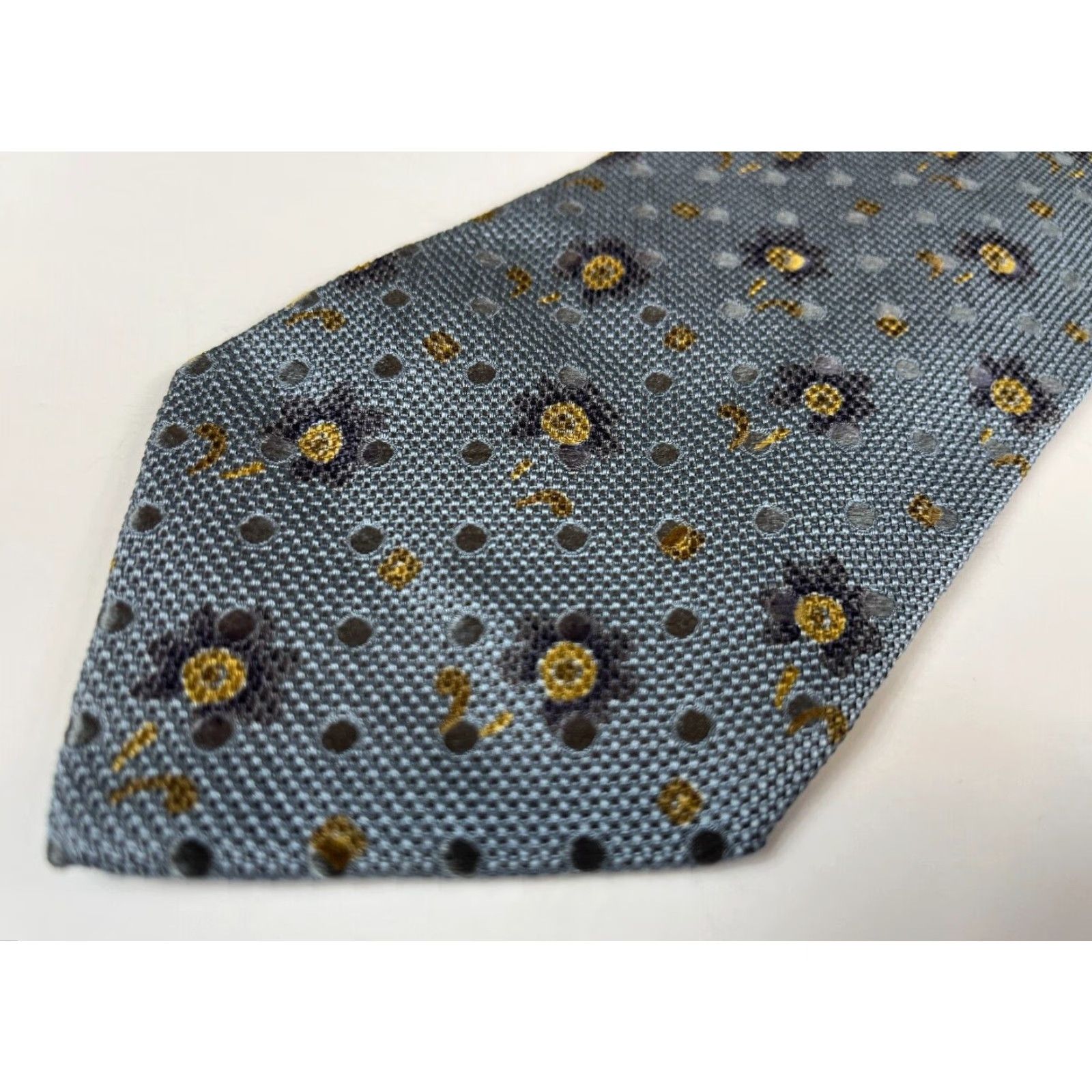 Ermenegildo Zegna Ermenegildo Zegna Silk Tie Men Floral Woven Multicolor Made in Italy Size ONE SIZE - 5 Thumbnail