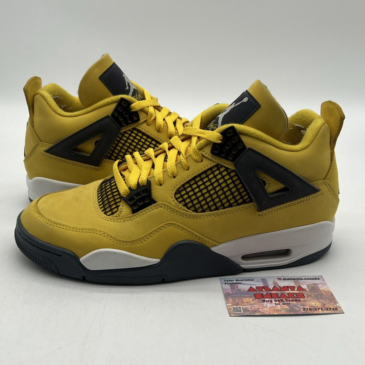 Jordan Brand Air Jordan 4 lightning Size US 9.5 / EU 42-43 - 1 Thumbnail
