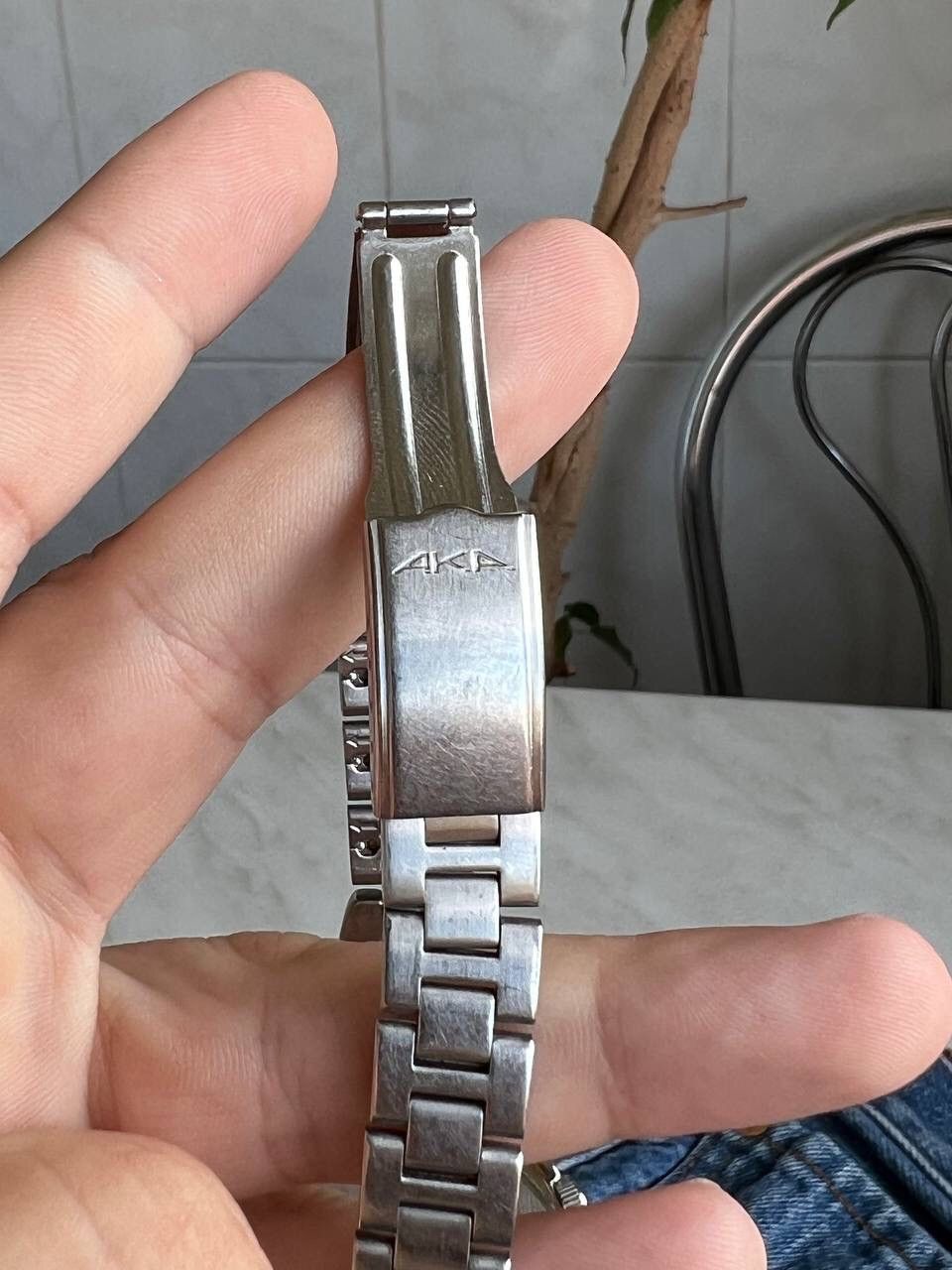 Seiko Rare Vintage AKA ALBA by Seiko Silver Chrome Steel Watch 90s Size ONE SIZE - 6 Thumbnail