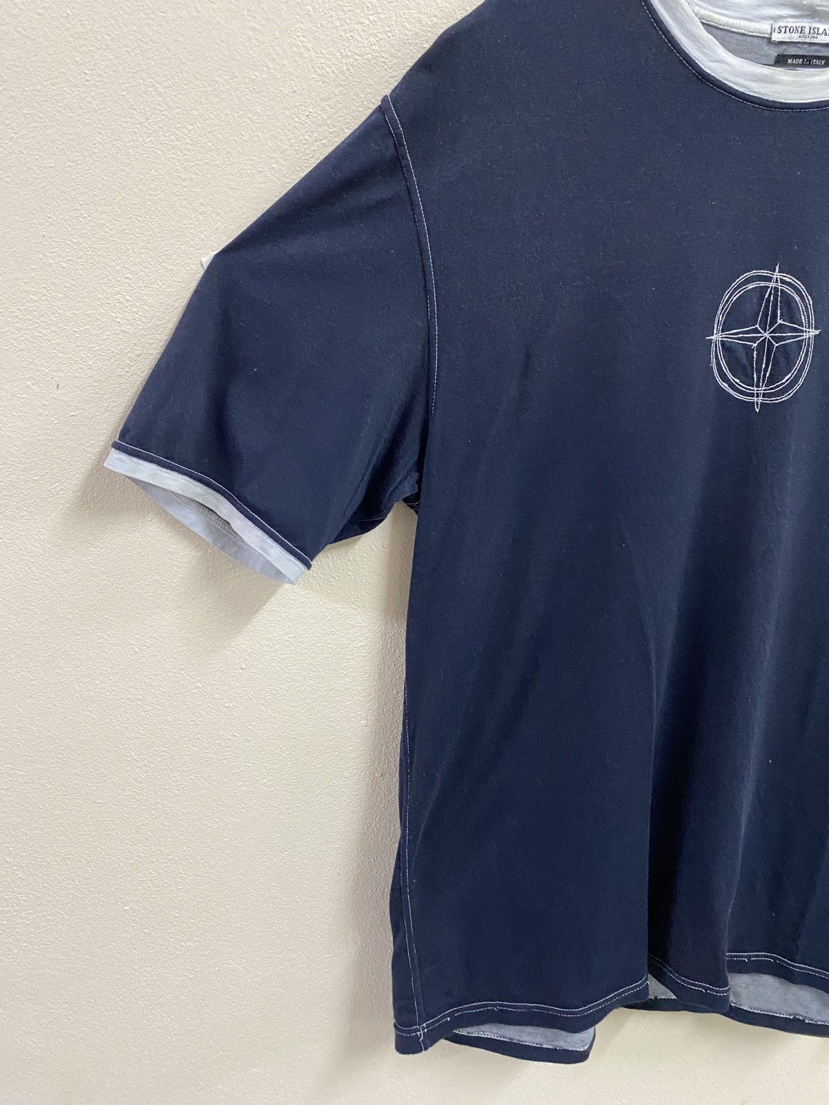 Stone Island Rare Vtg Stone Island Tee Size US XL / EU 56 / 4 - 5 Thumbnail
