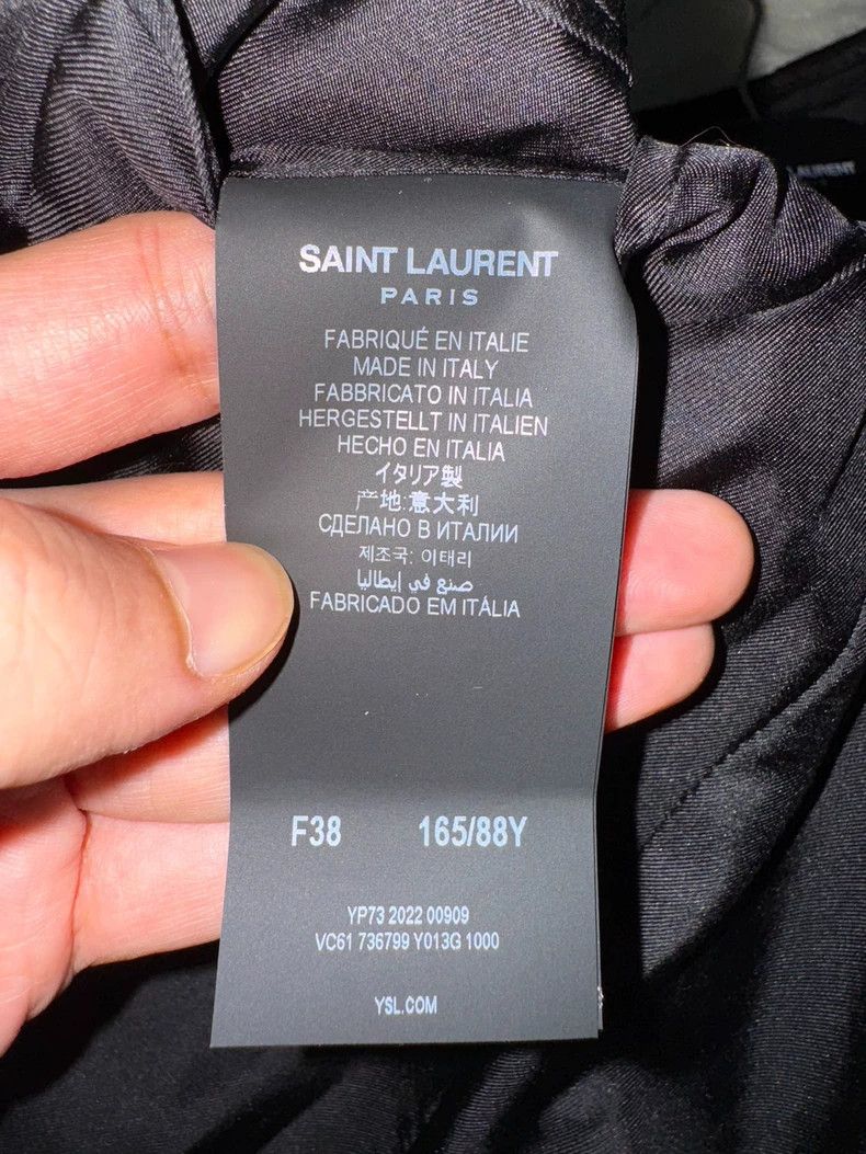 Saint Laurent Paris Saint Laurent Paris Silk double-breasted smoking blazer Size XS / US 0-2 / IT 36-38 - 5 Thumbnail