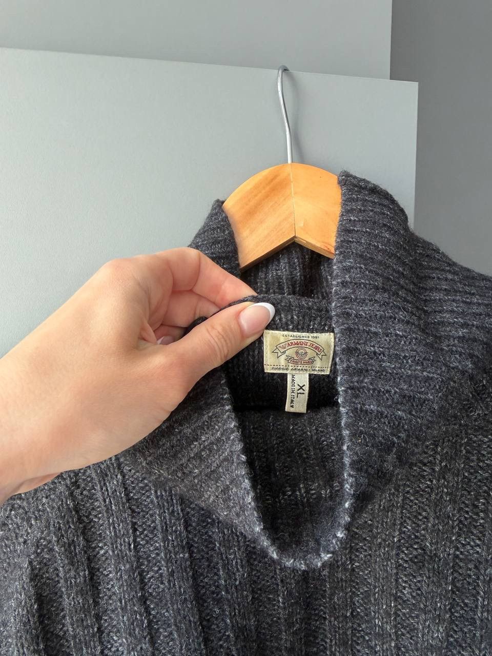Armani ARMANI JEANS VINTAGE KNIT TURTLE NECK SWEATER SIZE M Size US XL / EU 56 / 4 - 5 Thumbnail