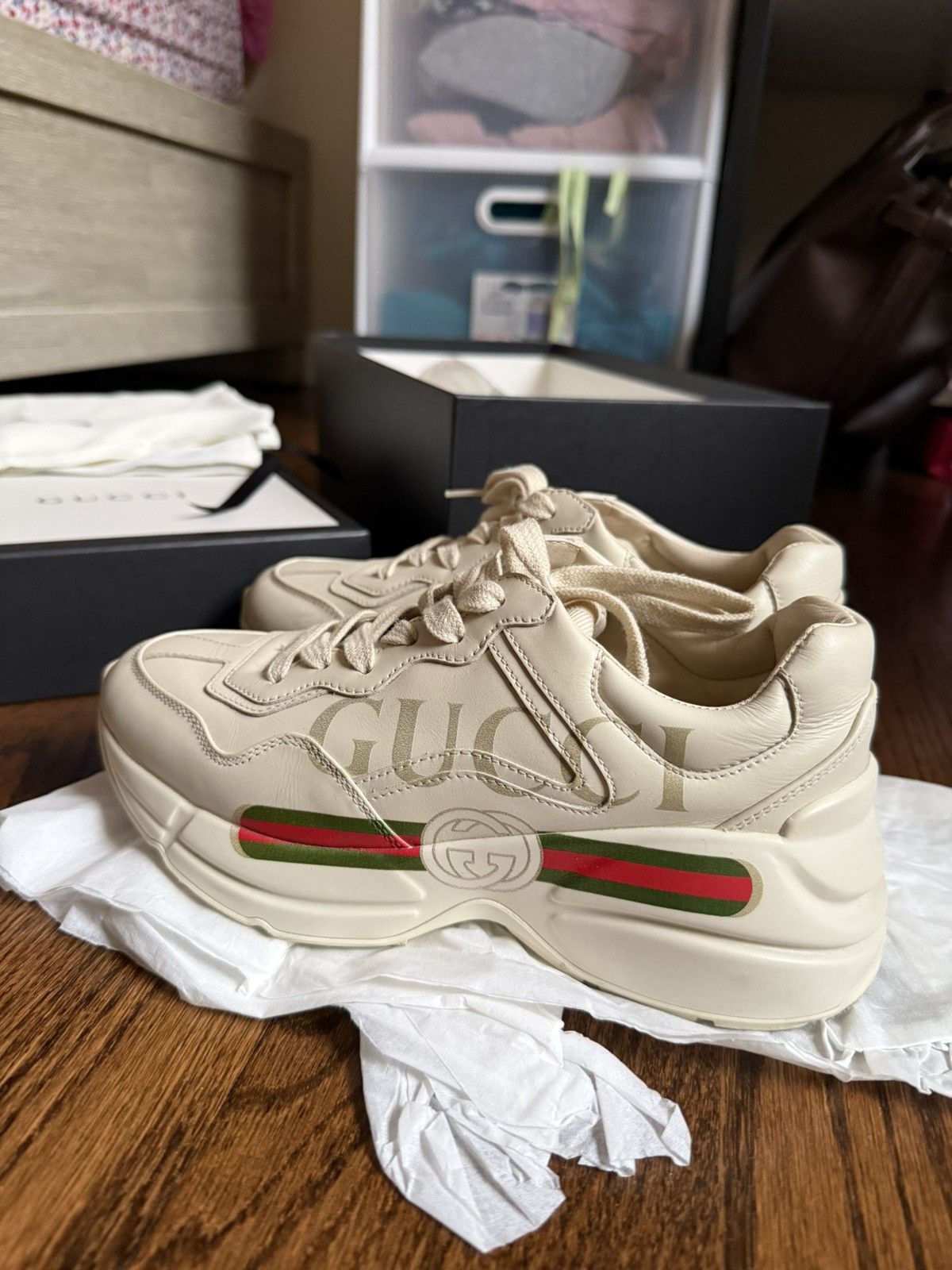 Gucci Gucci Rhyton Sneakers Size US 5 / IT 35 - 5 Thumbnail