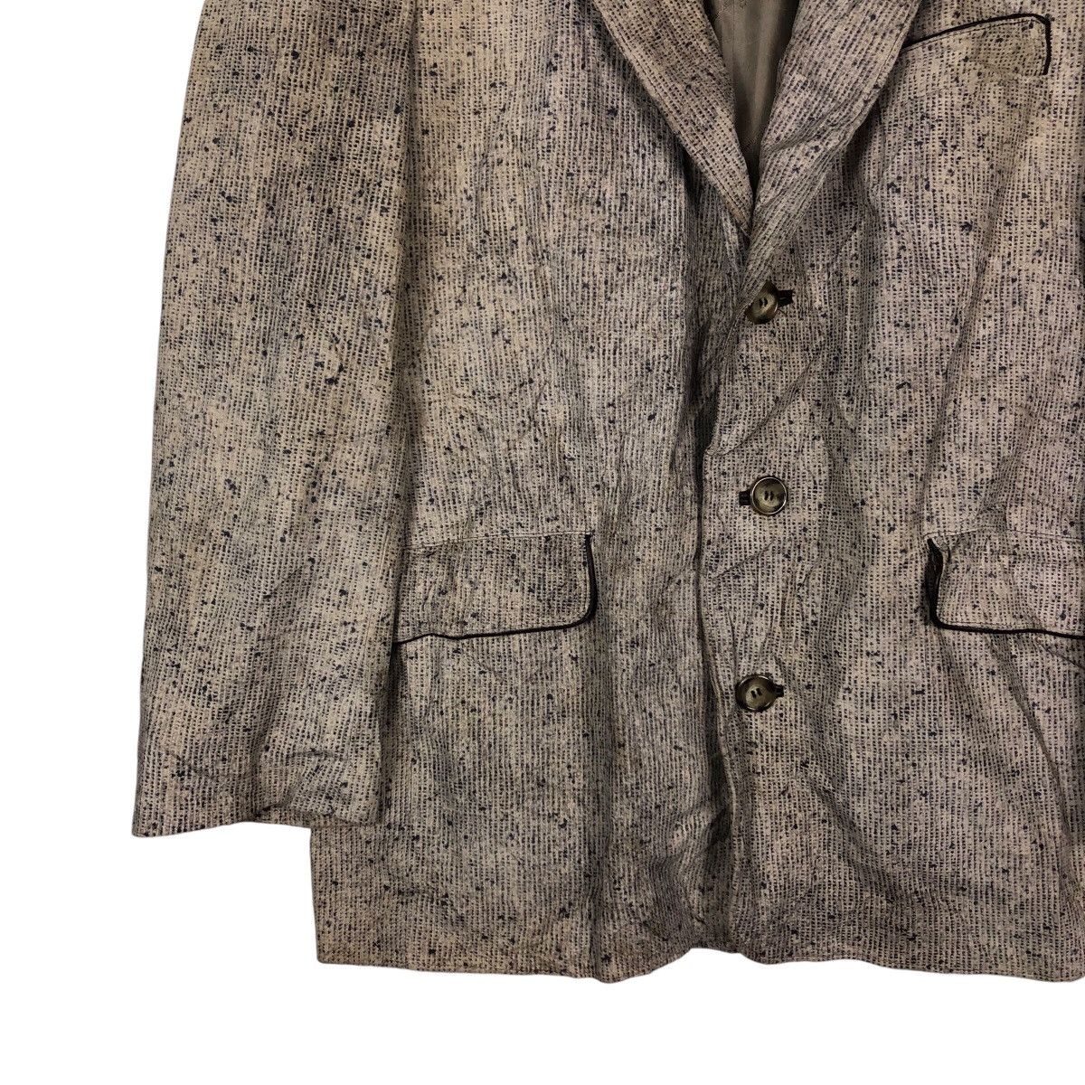 Japanese Brand × Vintage 📌Vintage Leather Jacket Chore Work Chako Issey Miyake Size US M / EU 48-50 / 2 - 5 Thumbnail