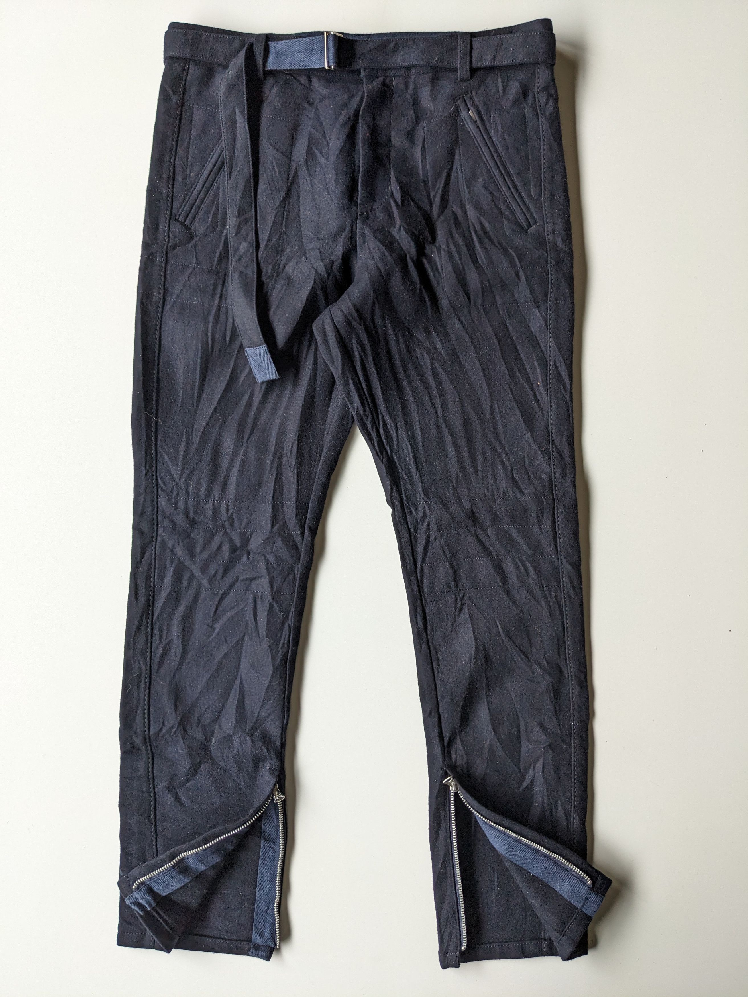Sacai Runaway Sacai AW20 Wool Melton Pants | Grailed