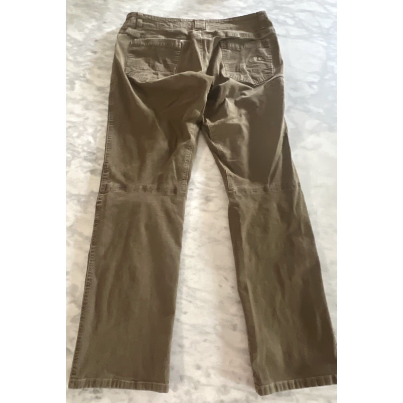 Vintage Kuhl Kanvus Jean Men 38x34 Greenish Hiking Outdoor Cotton Stretch Pants Regular Straight Mens 38 Green"} Size US 38 / EU 54 - 4 Thumbnail