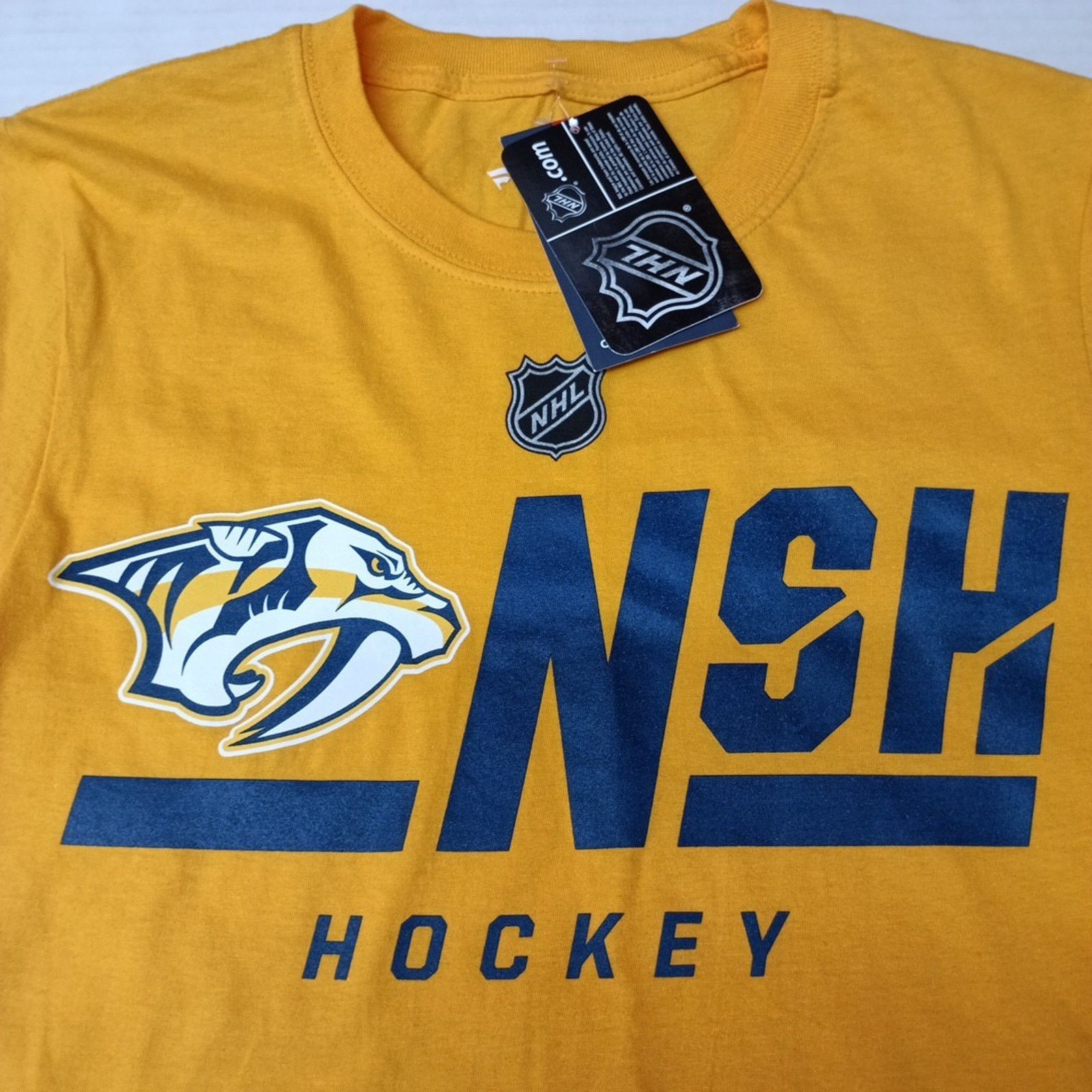 Other Nashville Predators T-Shirt Size S Small Gold Fanatics NHL Size US S / EU 44-46 / 1 - 2 Thumbnail