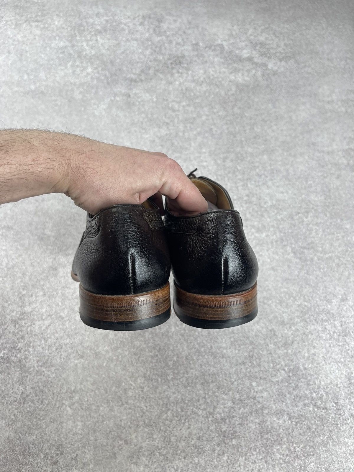 Moreschi Moreschi Leather Brown Derby Classic Shoes Size US 10 / EU 43 - 10 Thumbnail