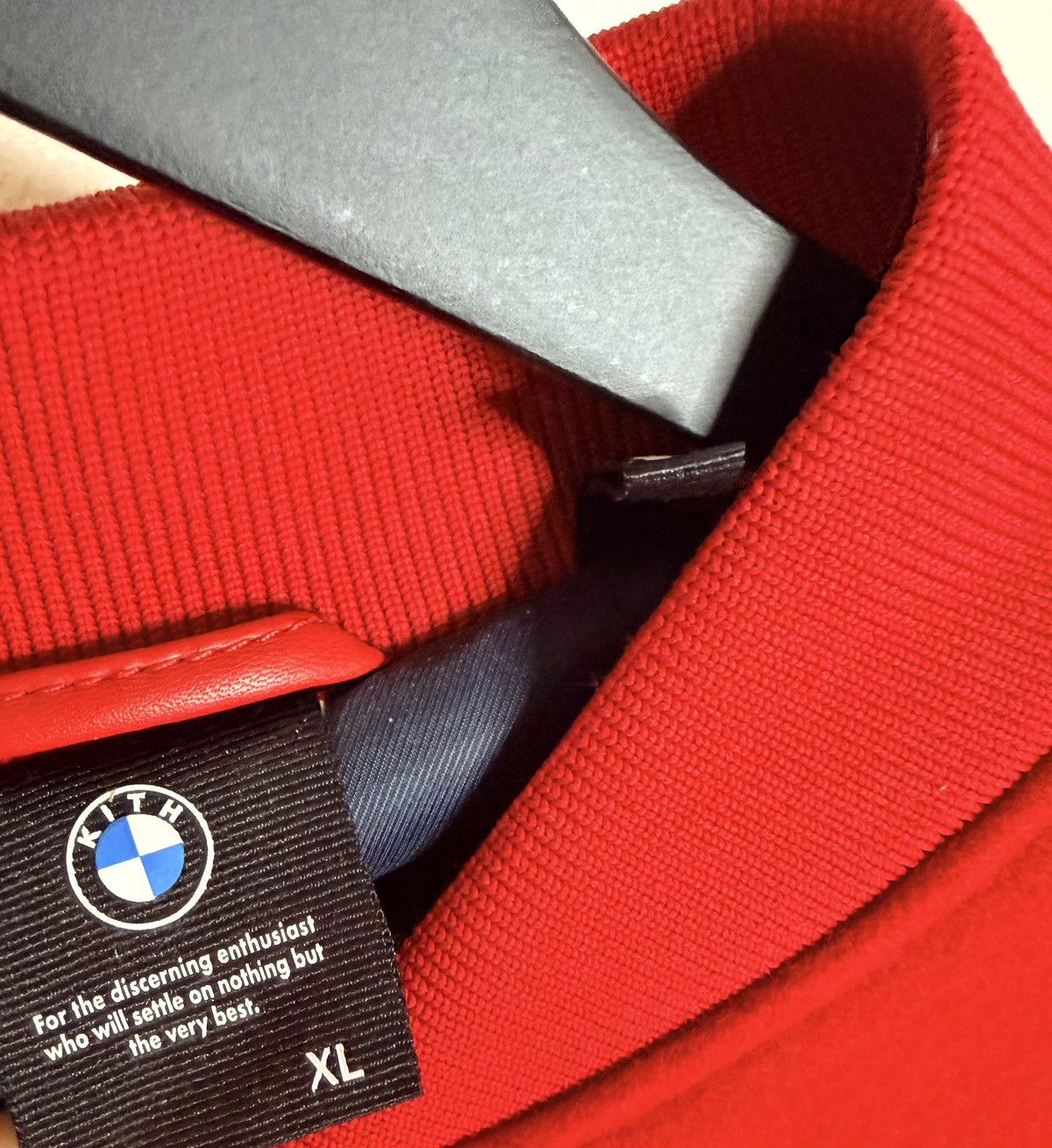 BMW × Kith KITH x BMW red Varsity Jacket Size US XL / EU 56 / 4 - 3 Thumbnail