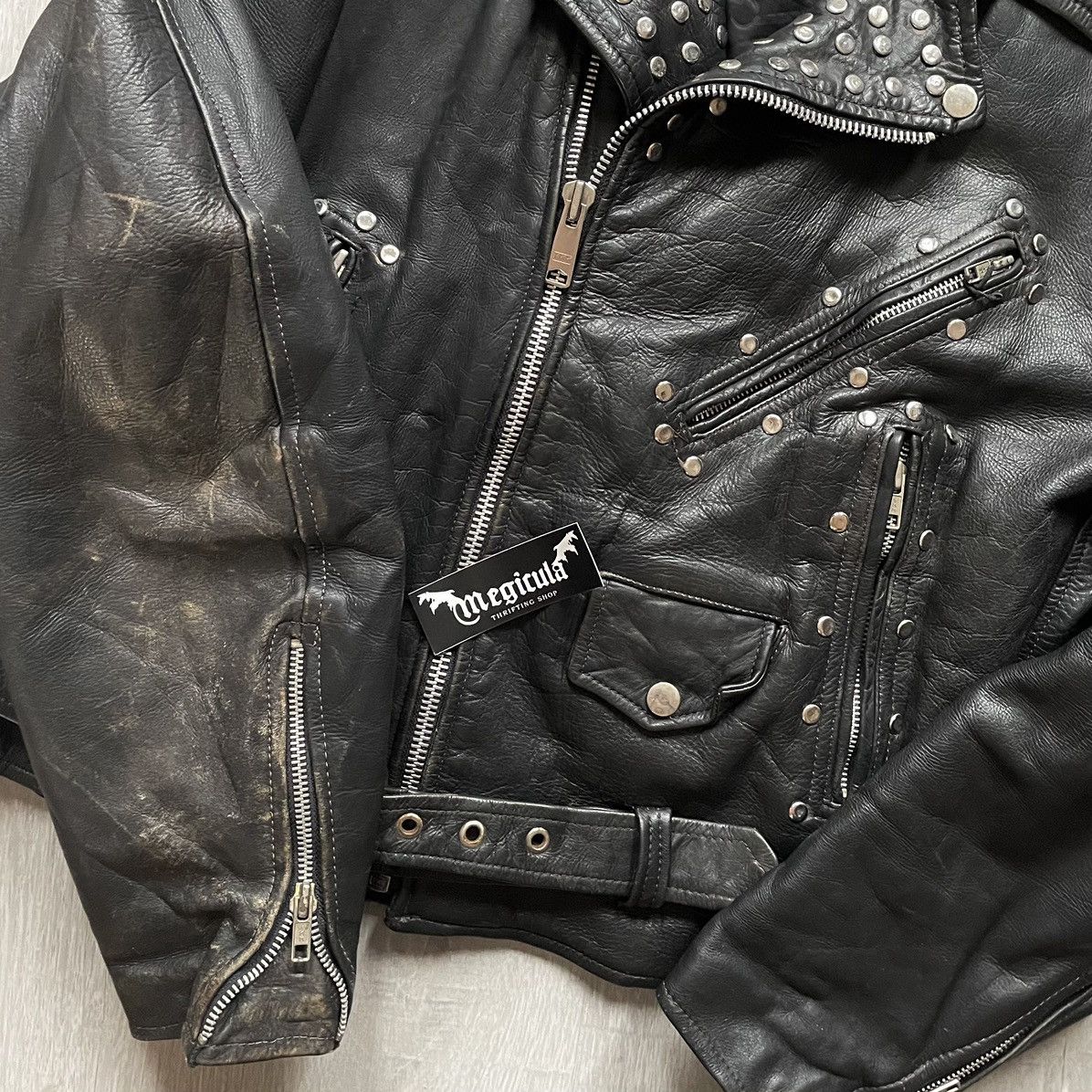 Other Sardar Vintage Ramones Punk Custom Genuine Leather Jacket Size US M / EU 48-50 / 2 - 6 Thumbnail