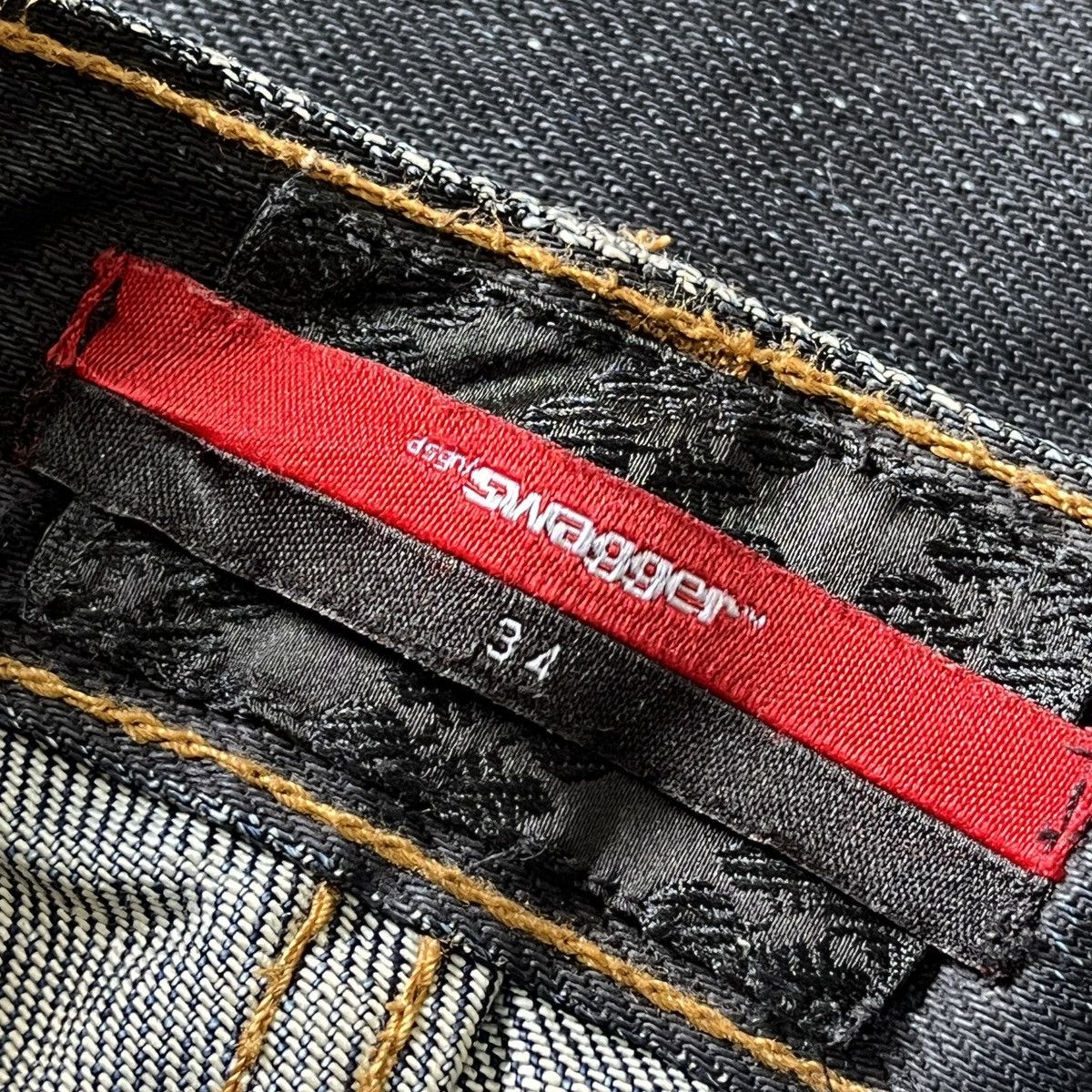 Swagger Acid Wash Faded Black Swagger Buttons Denim Size US 34 / EU 50 - 10 Thumbnail