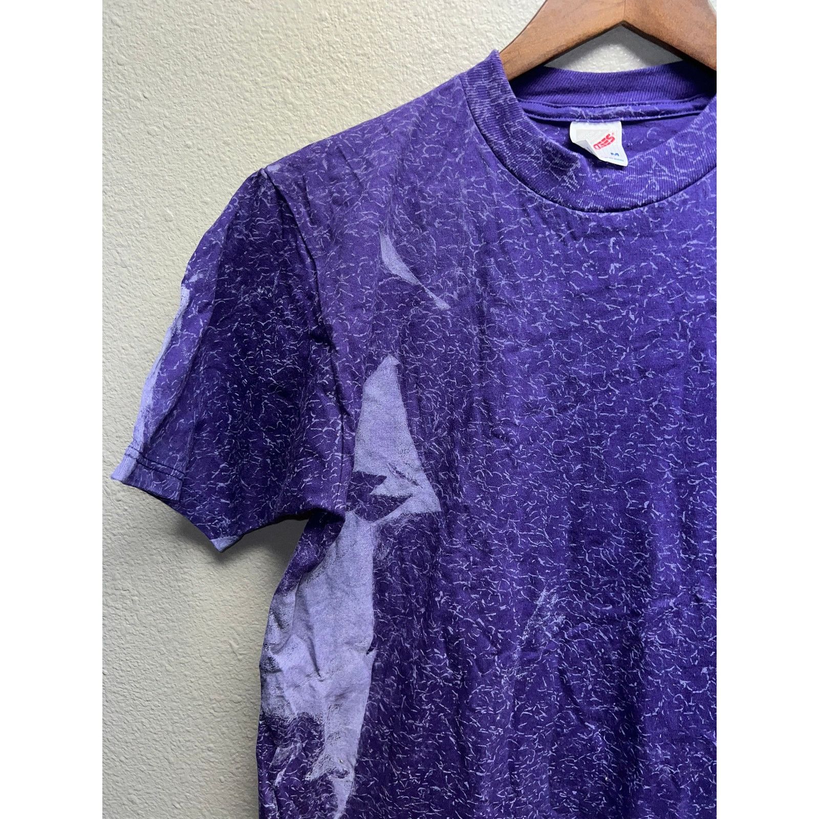 Jerzees 90s Vintage Jerzees Purple Blank Paint Shirt Tee VTG 1990s M Size US M / EU 48-50 / 2 - 5 Thumbnail