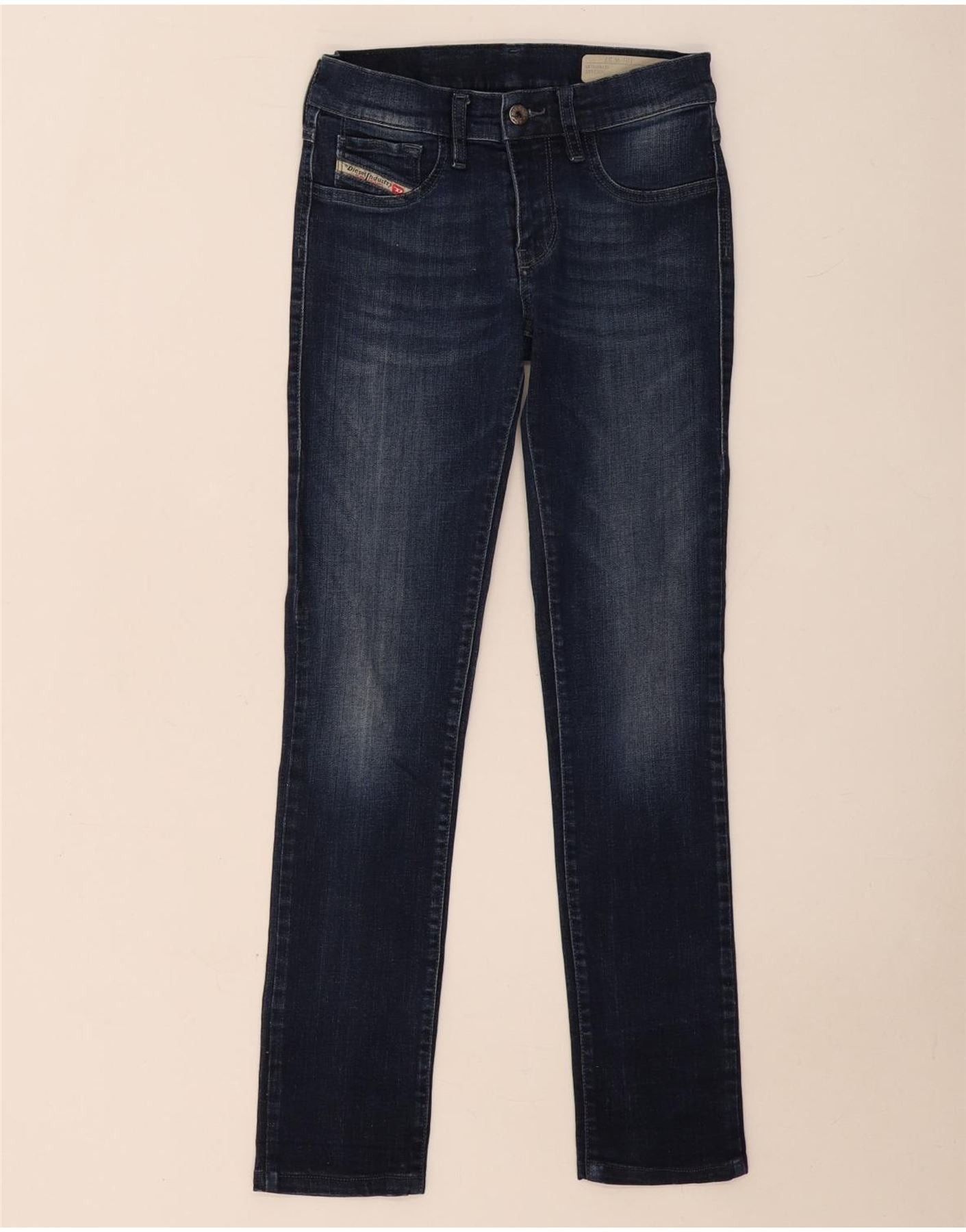 Diesel Womens Livier Low Waist Super Slim Skinny Jeans W27 L29 Blue Size 27" / US 4 / IT 40 - 1 Thumbnail