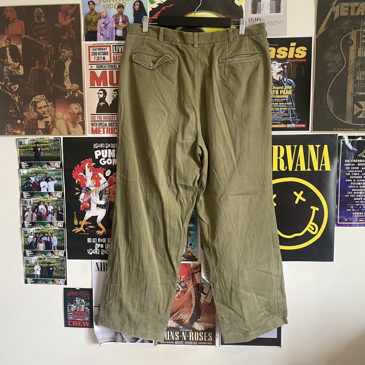 Vintage Vintage 88 Military Army Green Pants Size US 35 - 6 Thumbnail