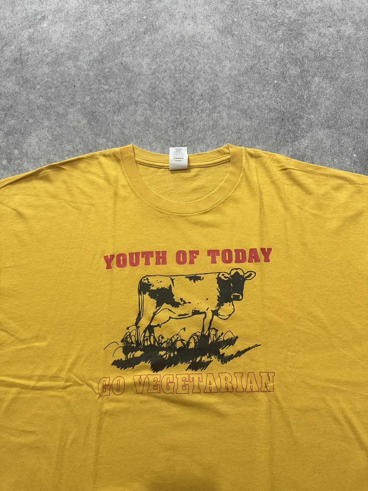Band Tees YOT Go Vegetarian Size US XL / EU 56 / 4 - 2 Thumbnail