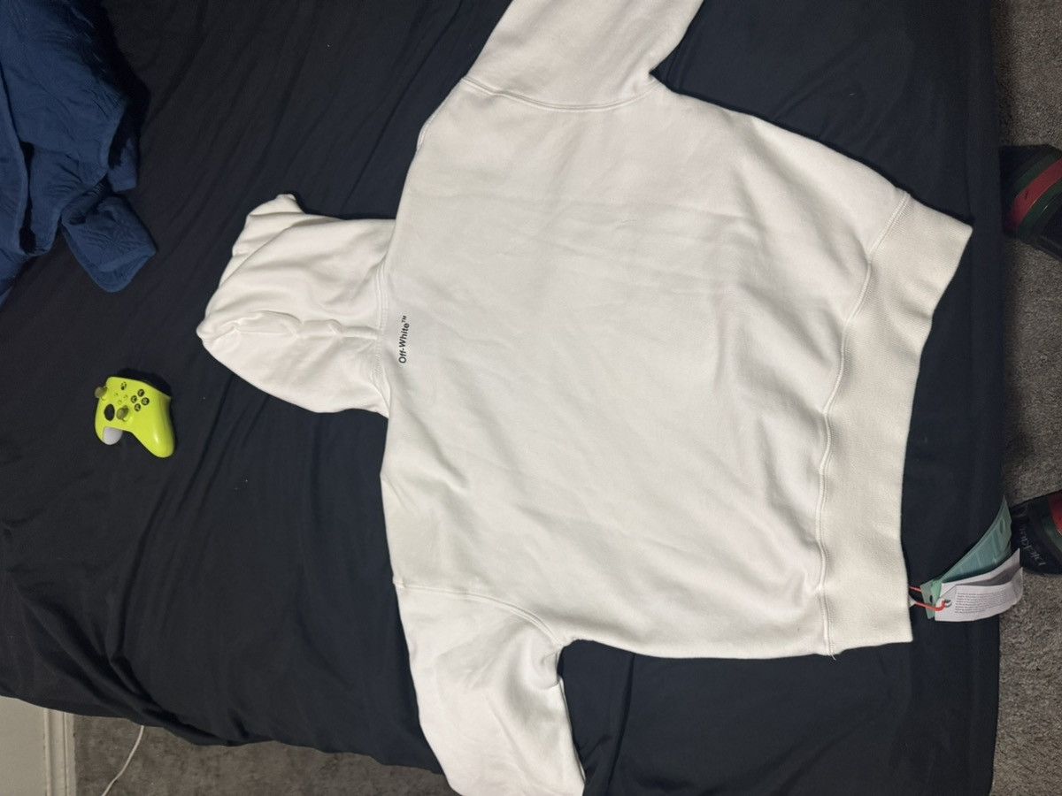 Off-White Off White Hoodie White & Blue Size US S / EU 44-46 / 1 - 5 Thumbnail