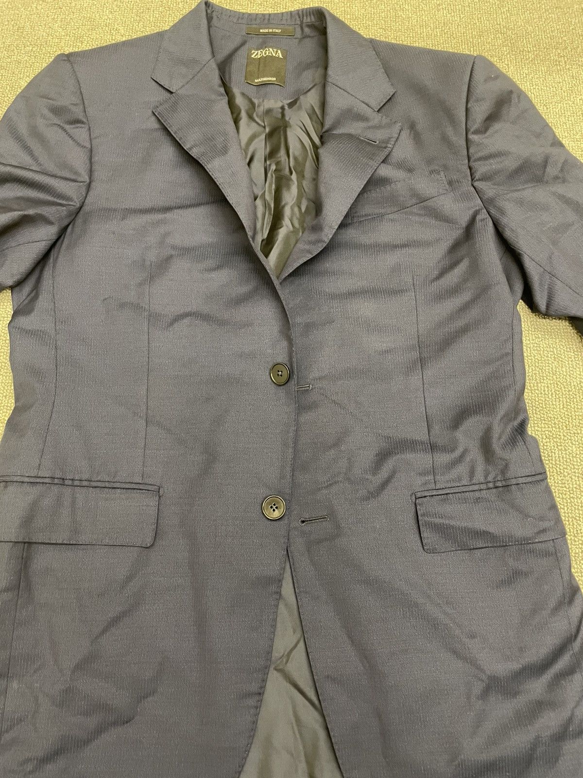 Z Zegna Zegna Multi-Season Suit Jacket Size 48R - 4 Thumbnail