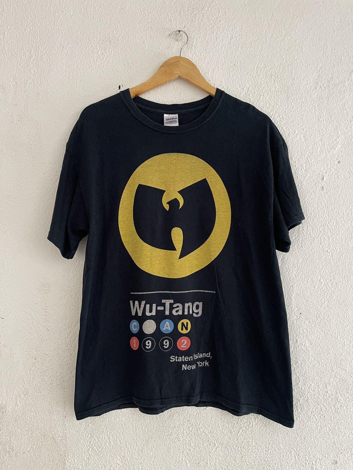 Vintage × Wu-Tang Clan Wu Tang Clan Staten Island Subway Parody T Shirt Size US L / EU 52-54 / 3 - 1 Thumbnail