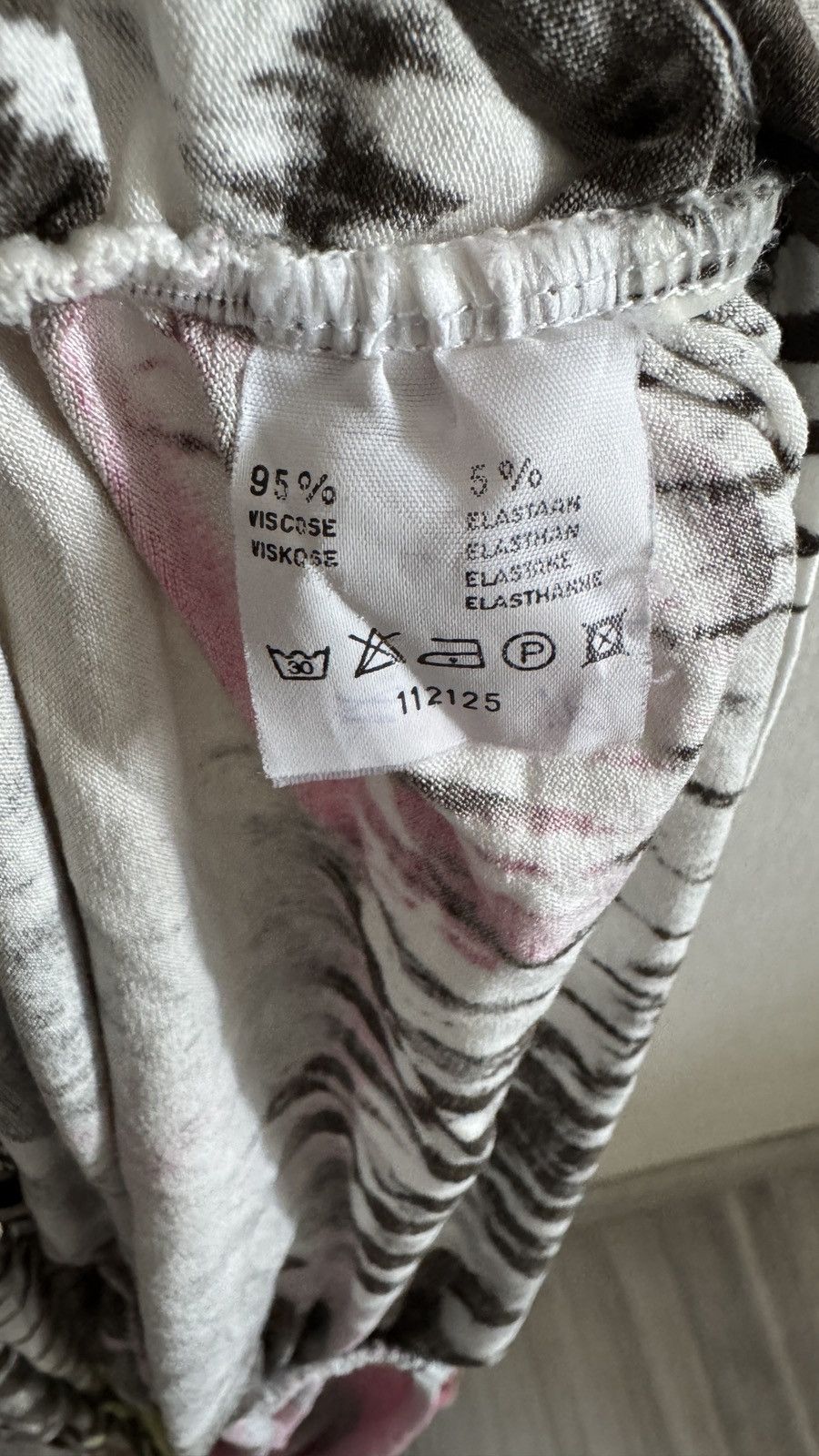 Hysteric Glamour Y2K Deconstructed Abstract Print High Fashion Zip Jacket Size M / US 6-8 / IT 42-44 - 8 Thumbnail