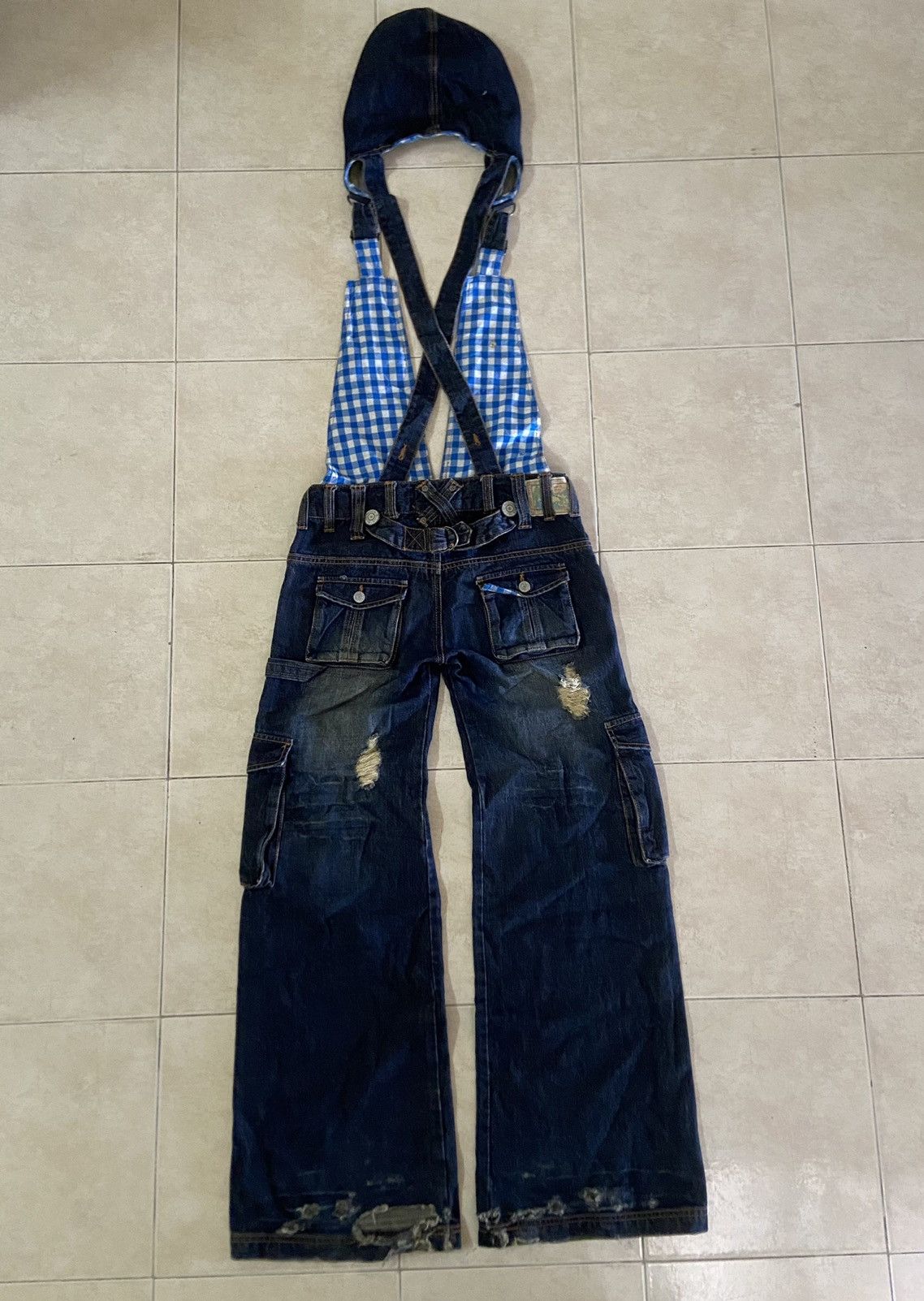 Hysteric Glamour Rare💥Blue Moon Flare Boot Cut Distressed Denim Pants Size US 30 / EU 46 - 2 Thumbnail