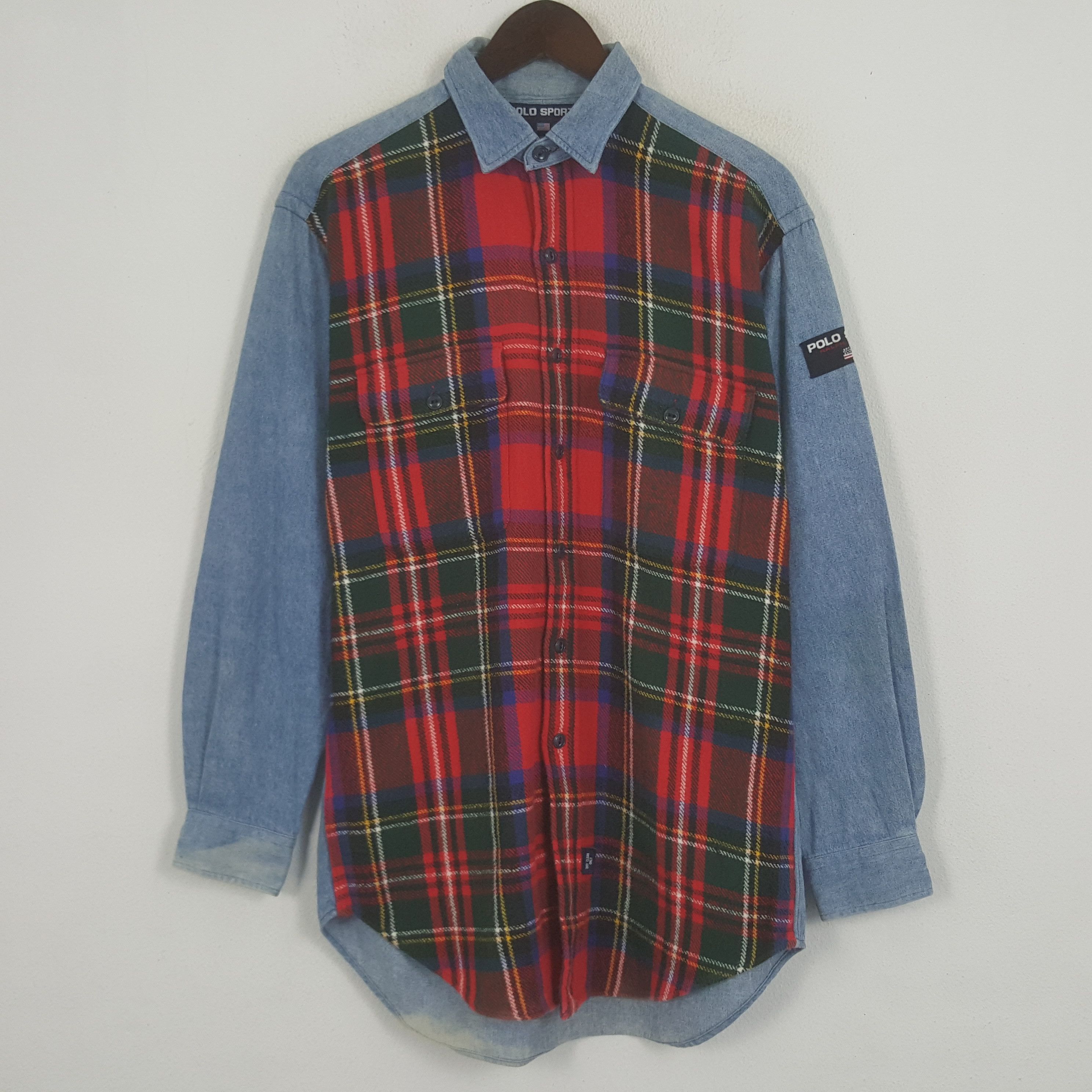 Vintage Polo Sport Ralph Lauren Button up Shirt
