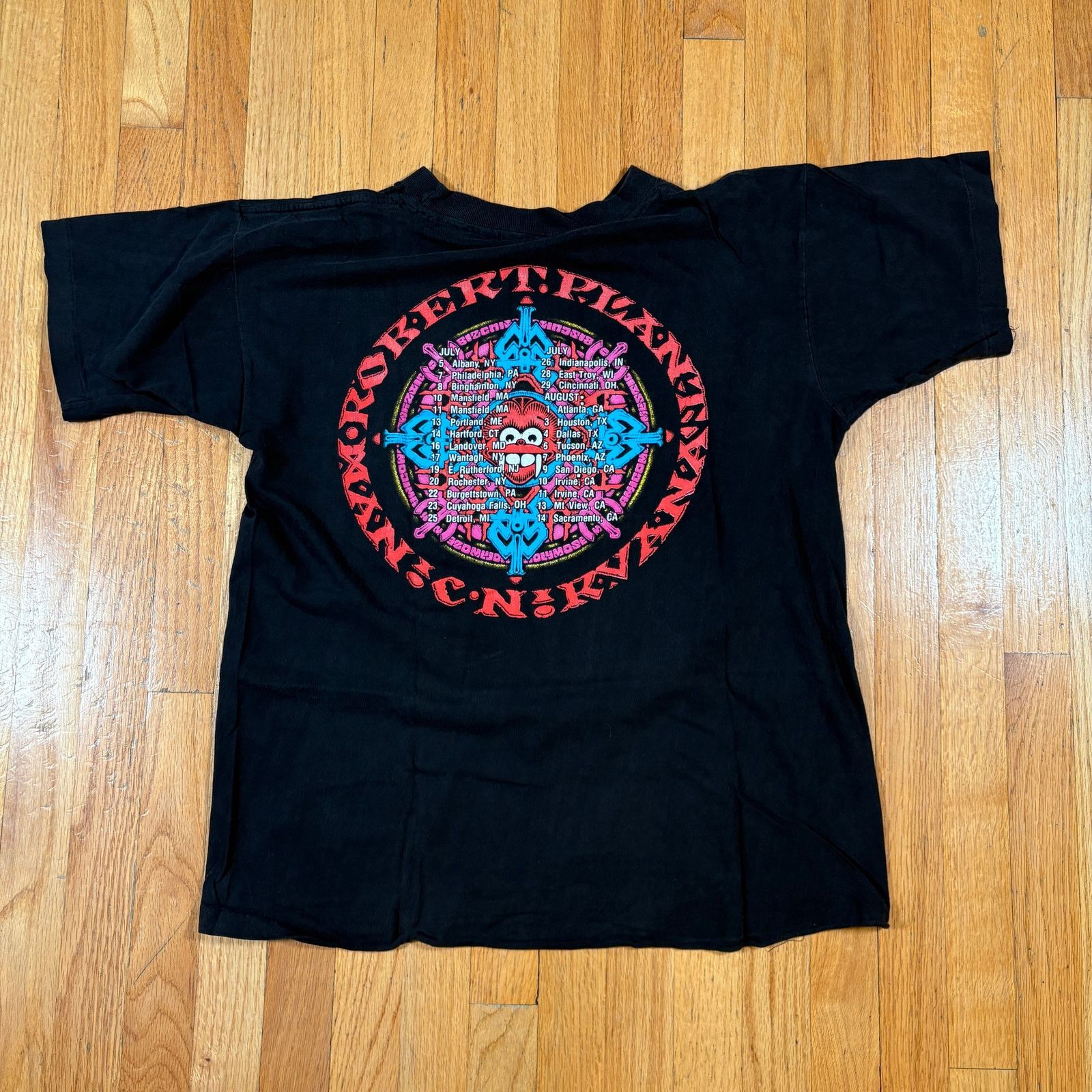 Vintage Vintage 90s Robert Plant Tour Shirt Led Zeppelin Size US L / EU 52-54 / 3 - 2 Thumbnail