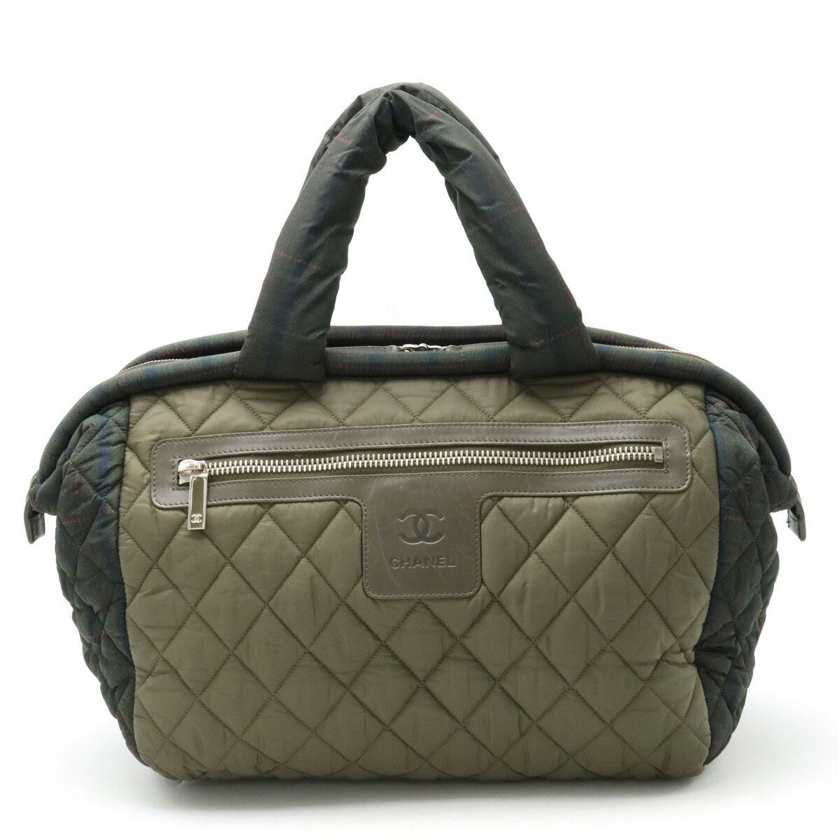 Chanel Chanel Nylon/leather Coco Cocoon 2Way Bag A47205 Others Tote Bag A47205 in Green, Women's
