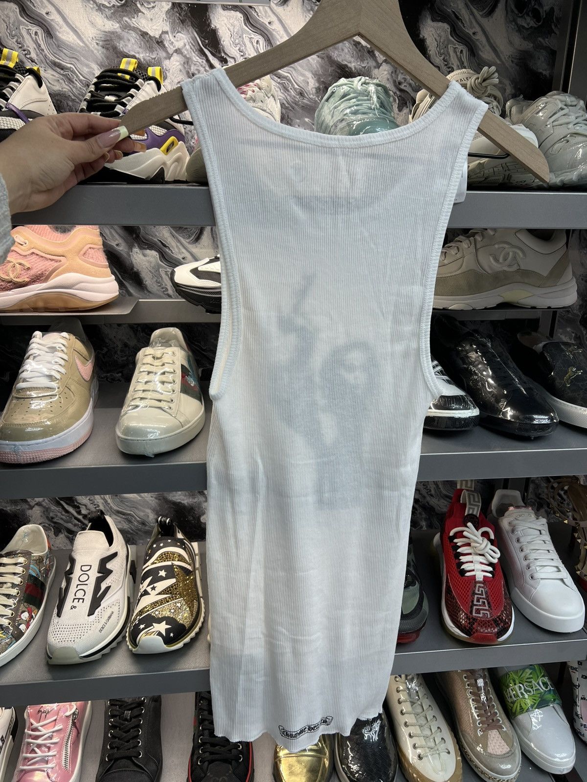 Chrome Hearts Chrome Hearts Richard Stark Middle Finger Tank Top Size M / US 6-8 / IT 42-44 - 2 Thumbnail